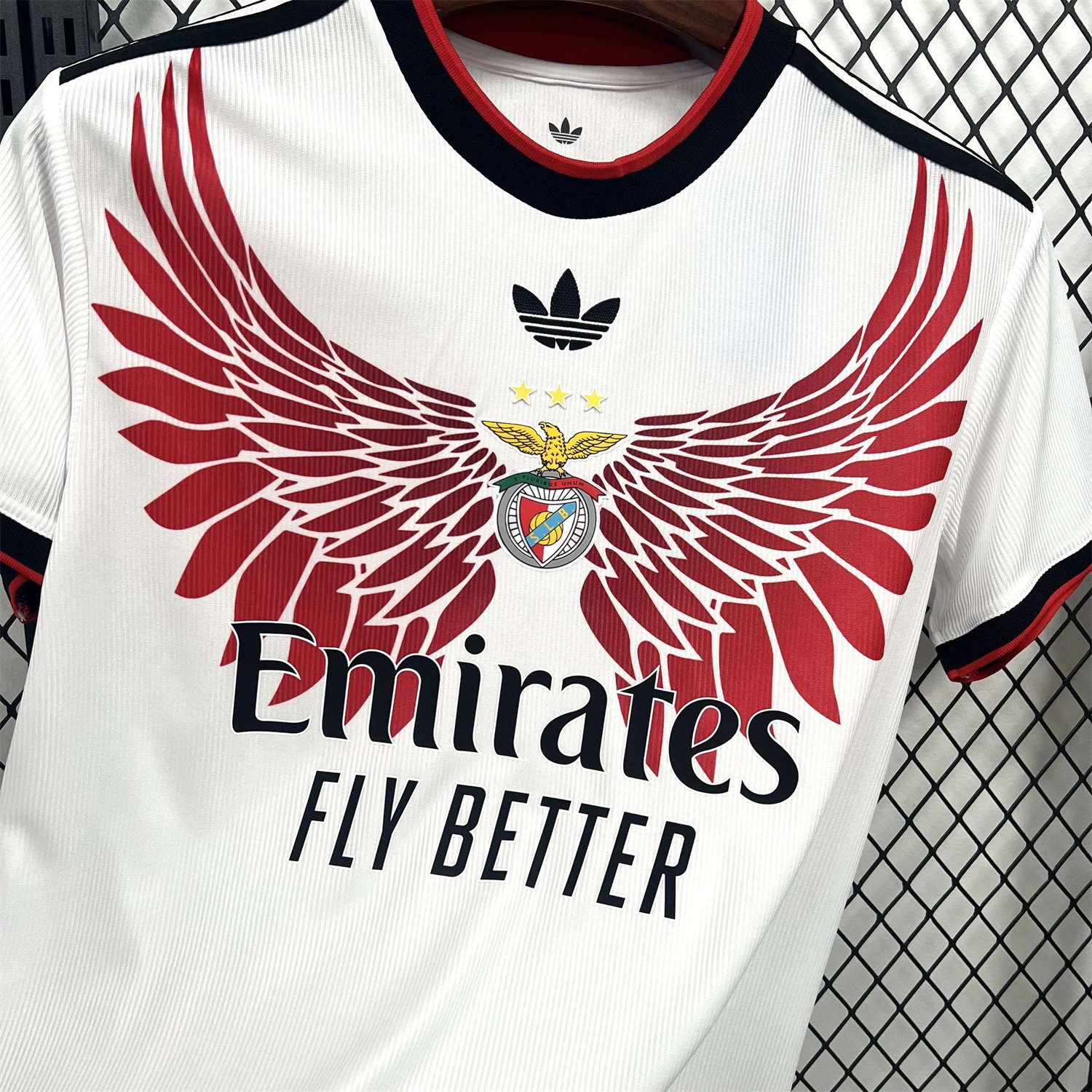 AlphaJersey-Benfica 25-26 Red Wings White Special Jersey - Fans Version