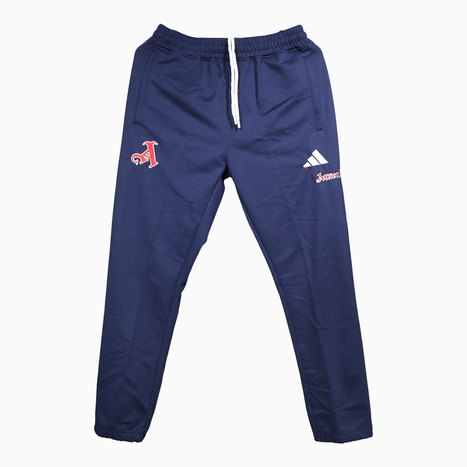 AlphaJersey-Arsenal 25-26 Pure Color Training Hoodie Set - Deep Blue Hoodie and Deep Blue Pants