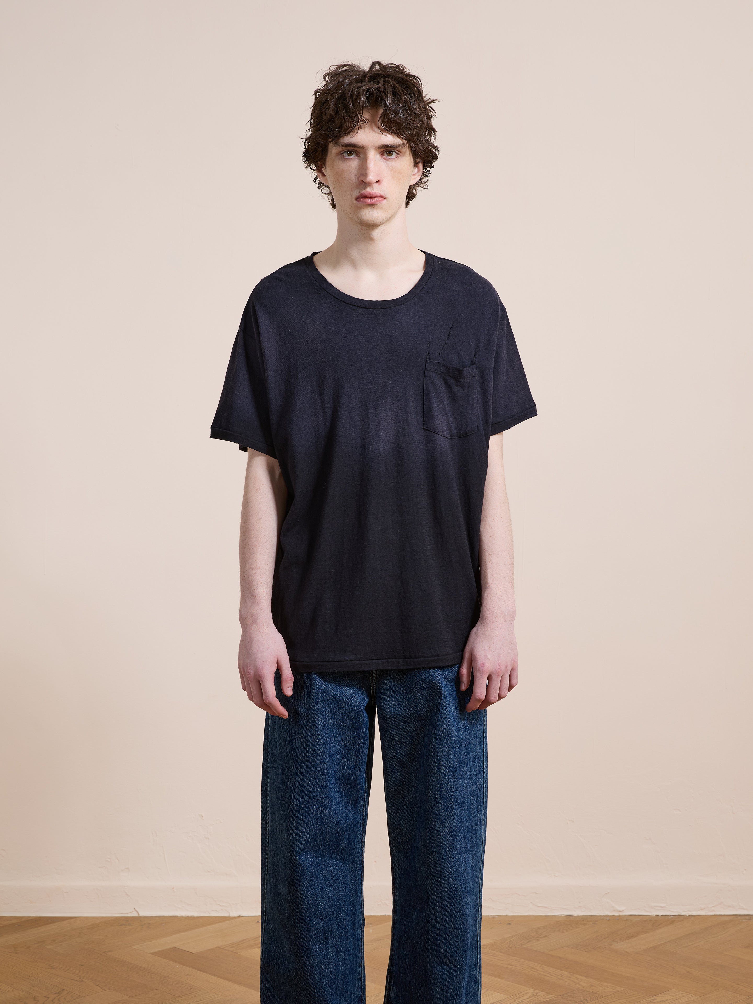 Weathered Pocket Tee | Modern Menswear by yycbvcnbmmnbm