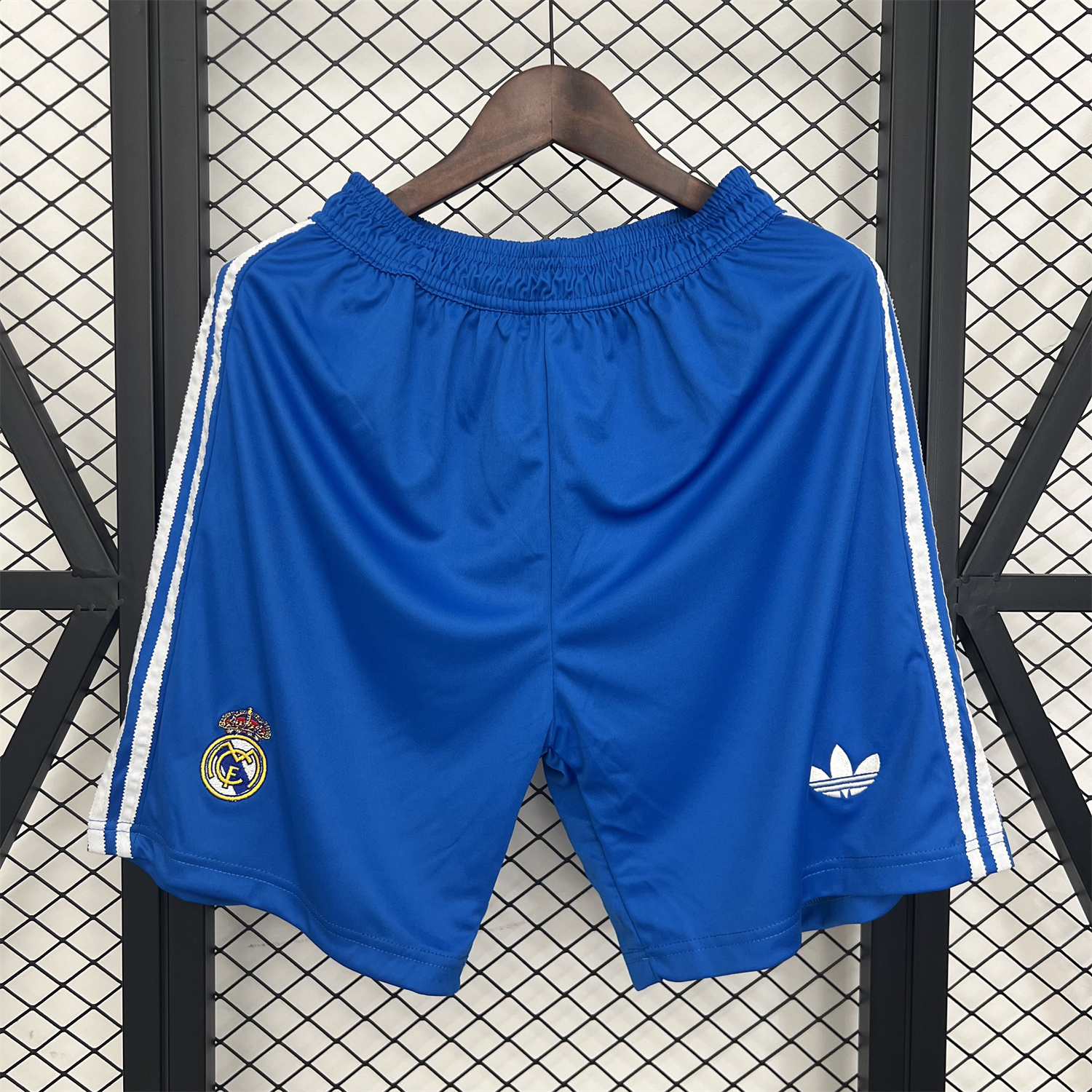AlphaJersey-Real Madrid 25-26 Third Blue Shorts - Fans Version