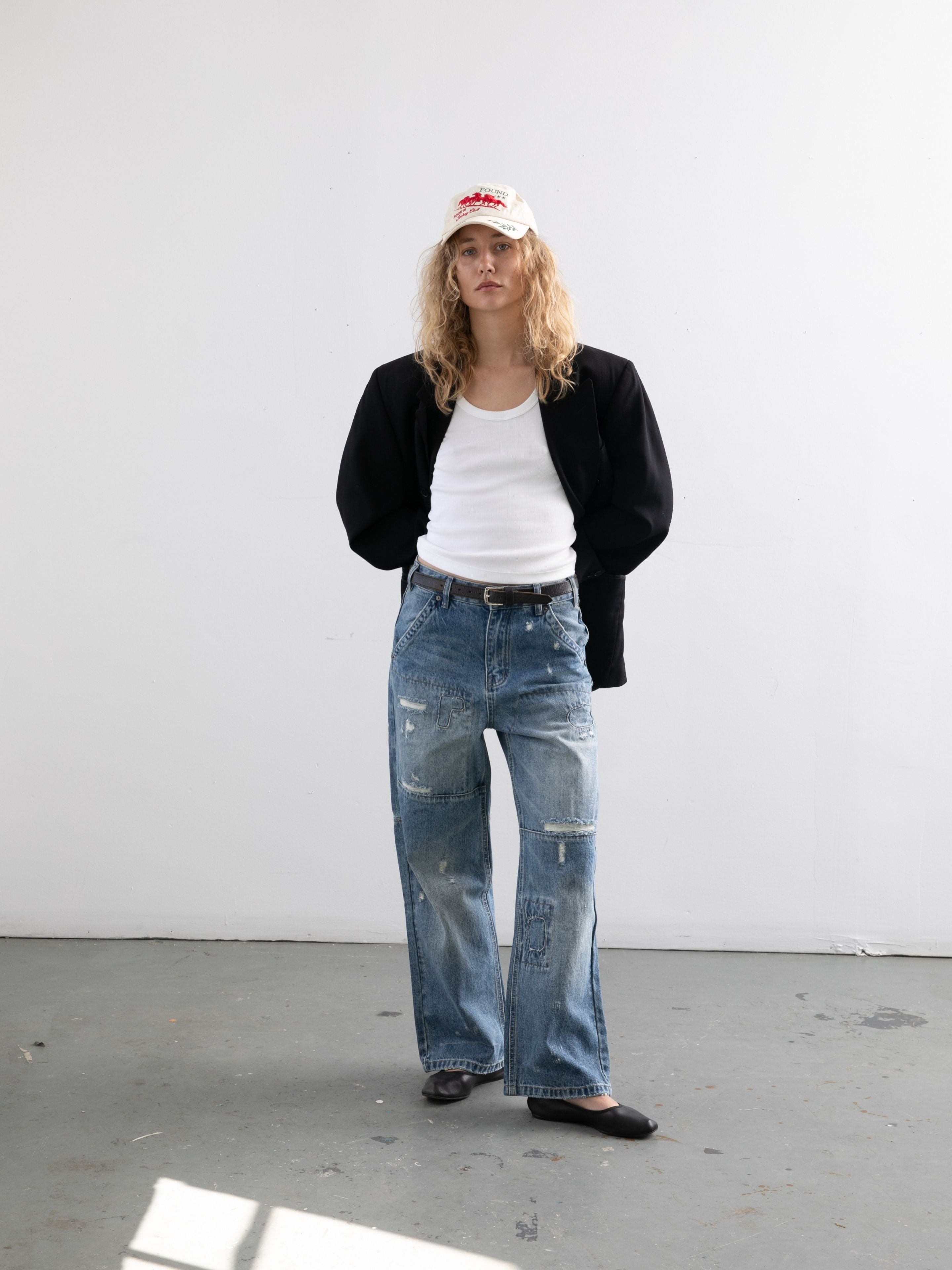 Painter Repaired Jeans | Modern Menswear by yycbvcnbmmnbm