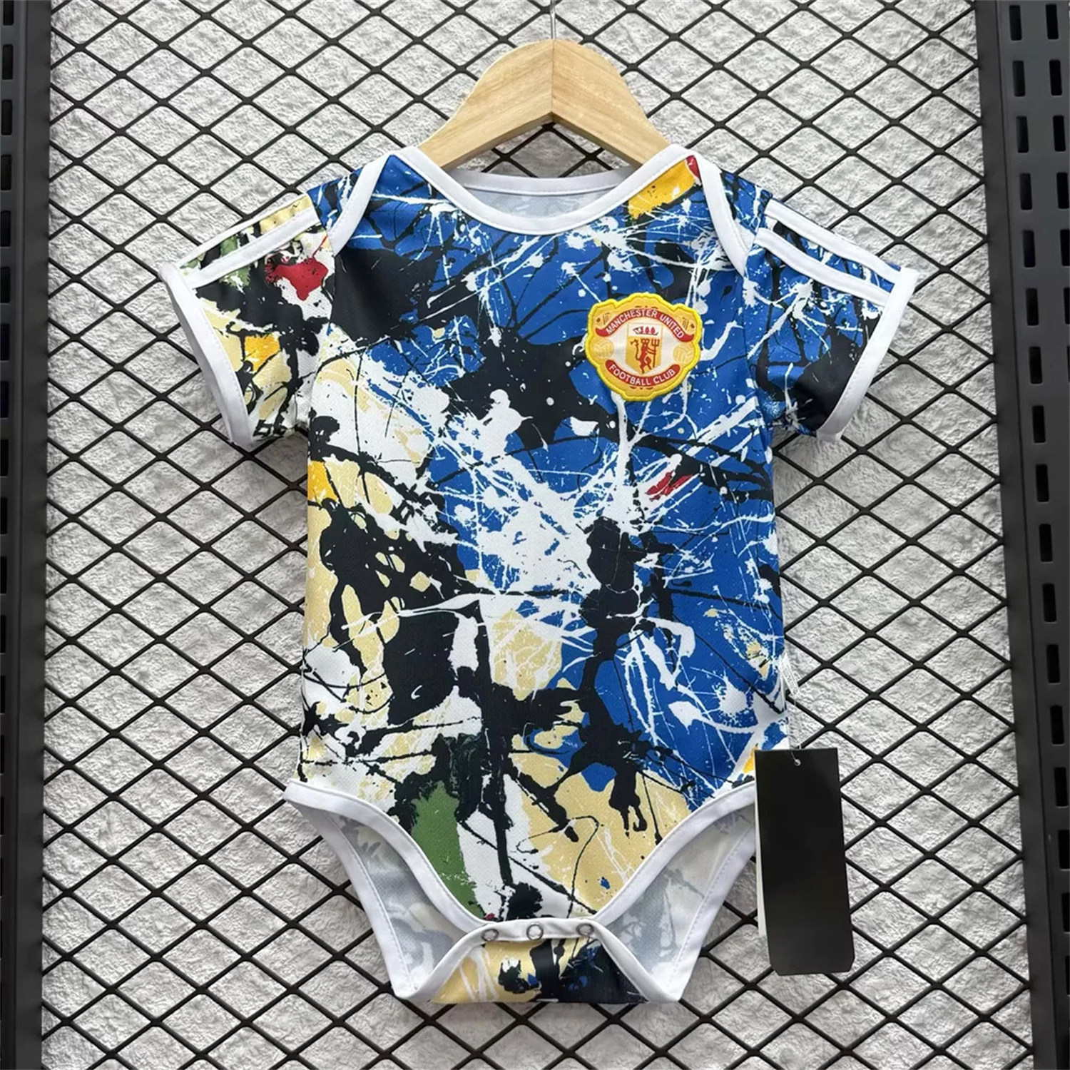 AlphaJersey-Manchester United 25-26 Stone Roses Special Baby Crawling Suit
