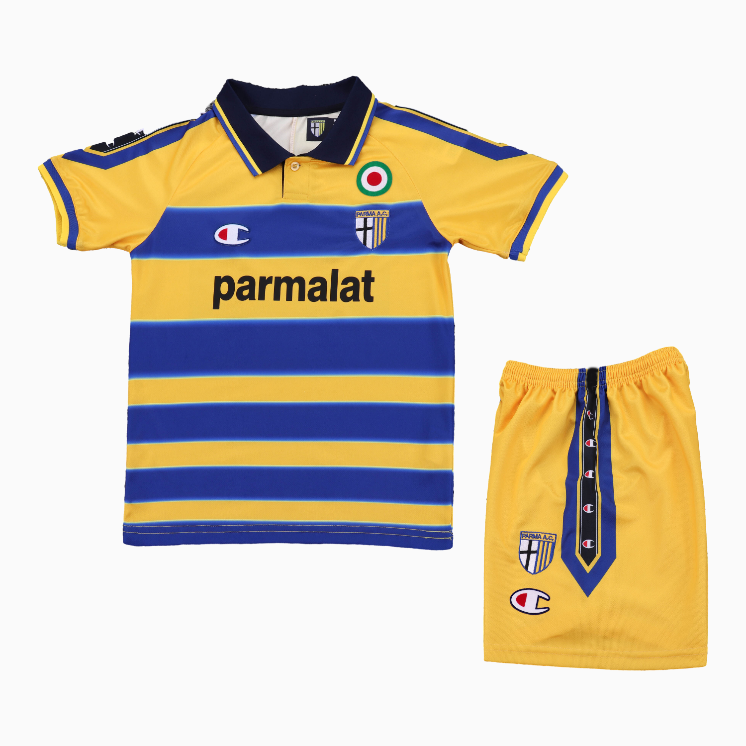 AlphaJersey-Retro Parma 1999-00 Home Kids Kit