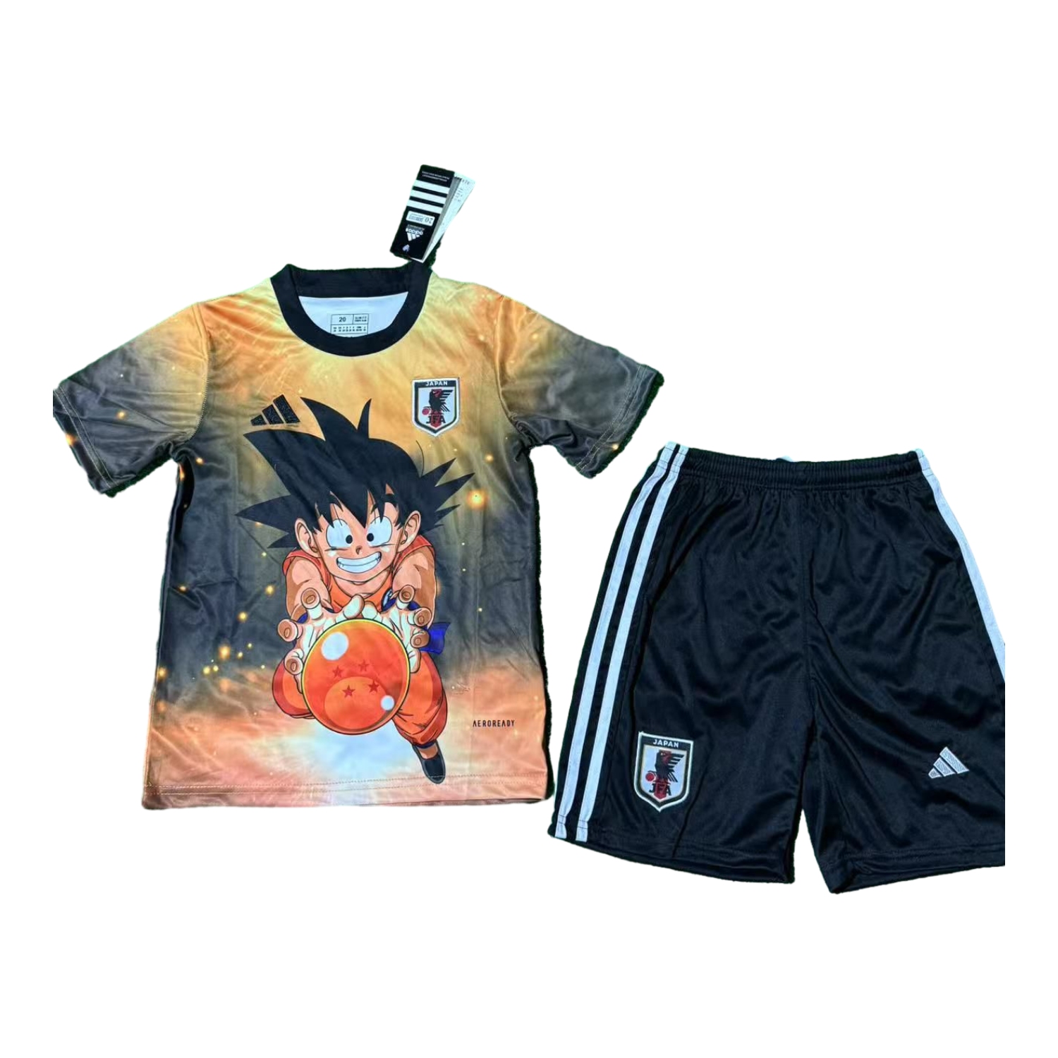 AlphaJersey-Japan 25-26 Little Goku's Kamehameha Special Kids Kit