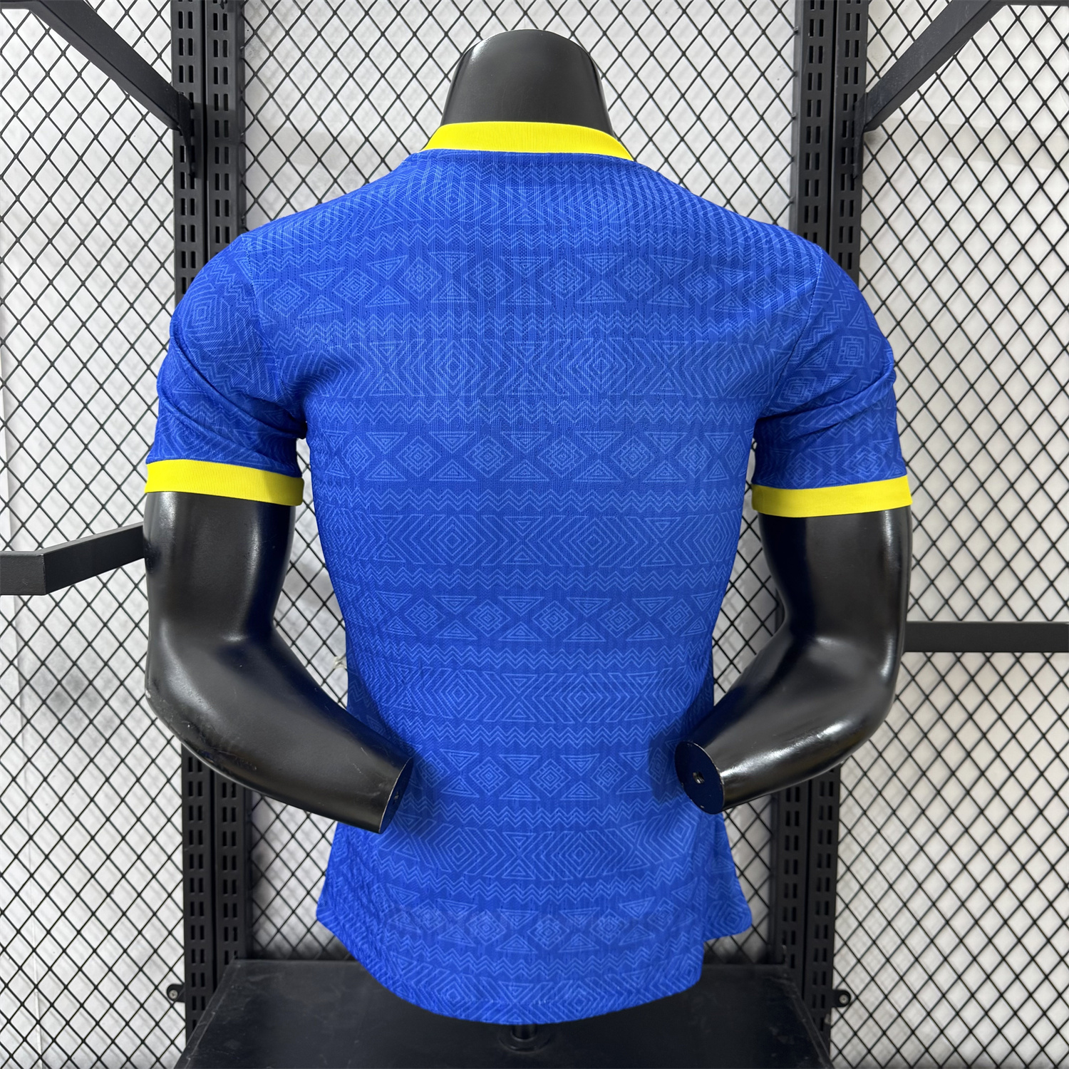 AlphaJersey-Brazil 2026 Diamond Texture Blue Special Jersey - Player Version