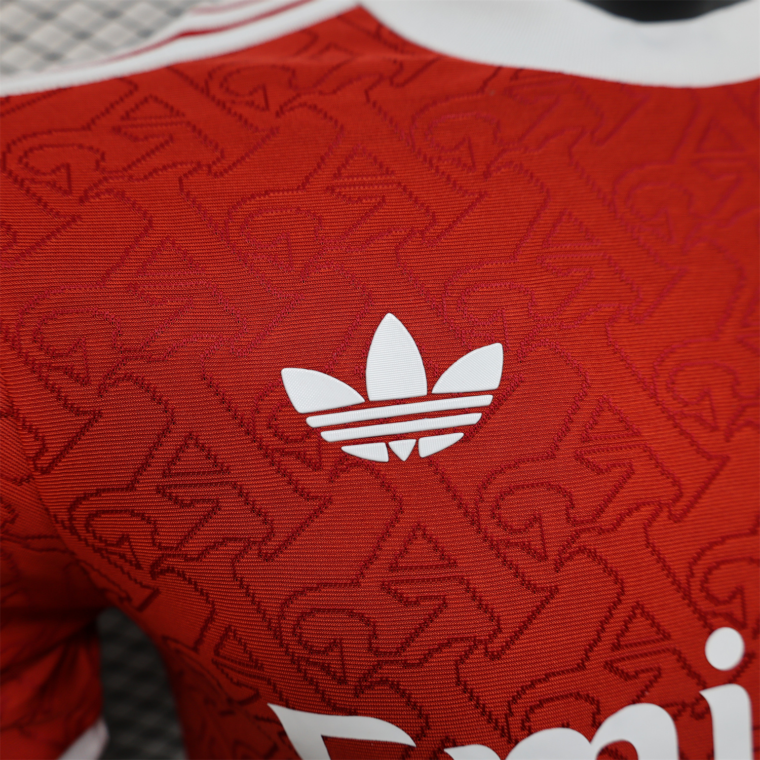 AlphaJersey-Arsenal 25-26 Red Trefoil Sponsored Secial Edition Jersey - Player Version