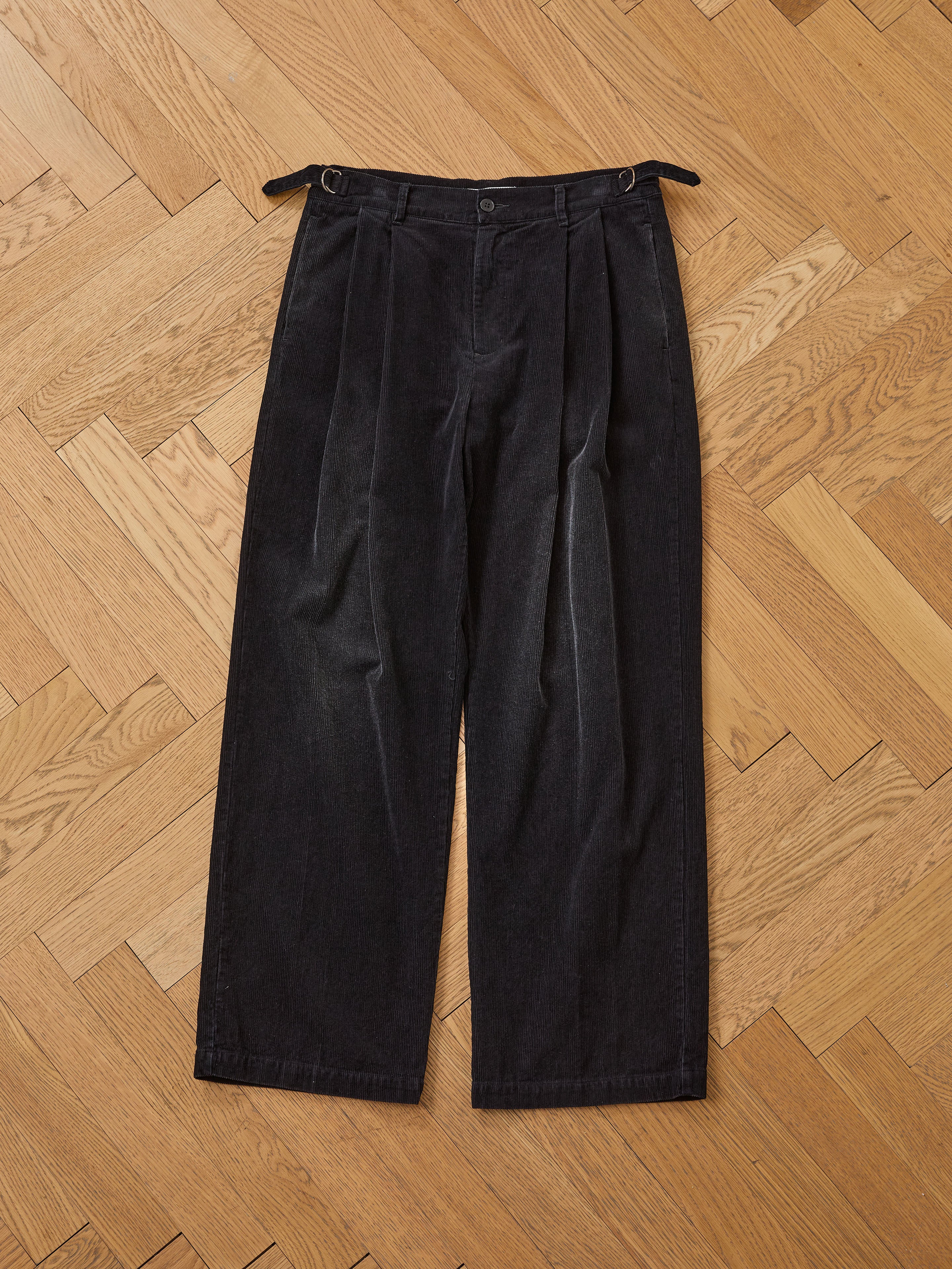 Faded Pleated Corduroy Pants | Modern Menswear by yycbvcnbmmnbm