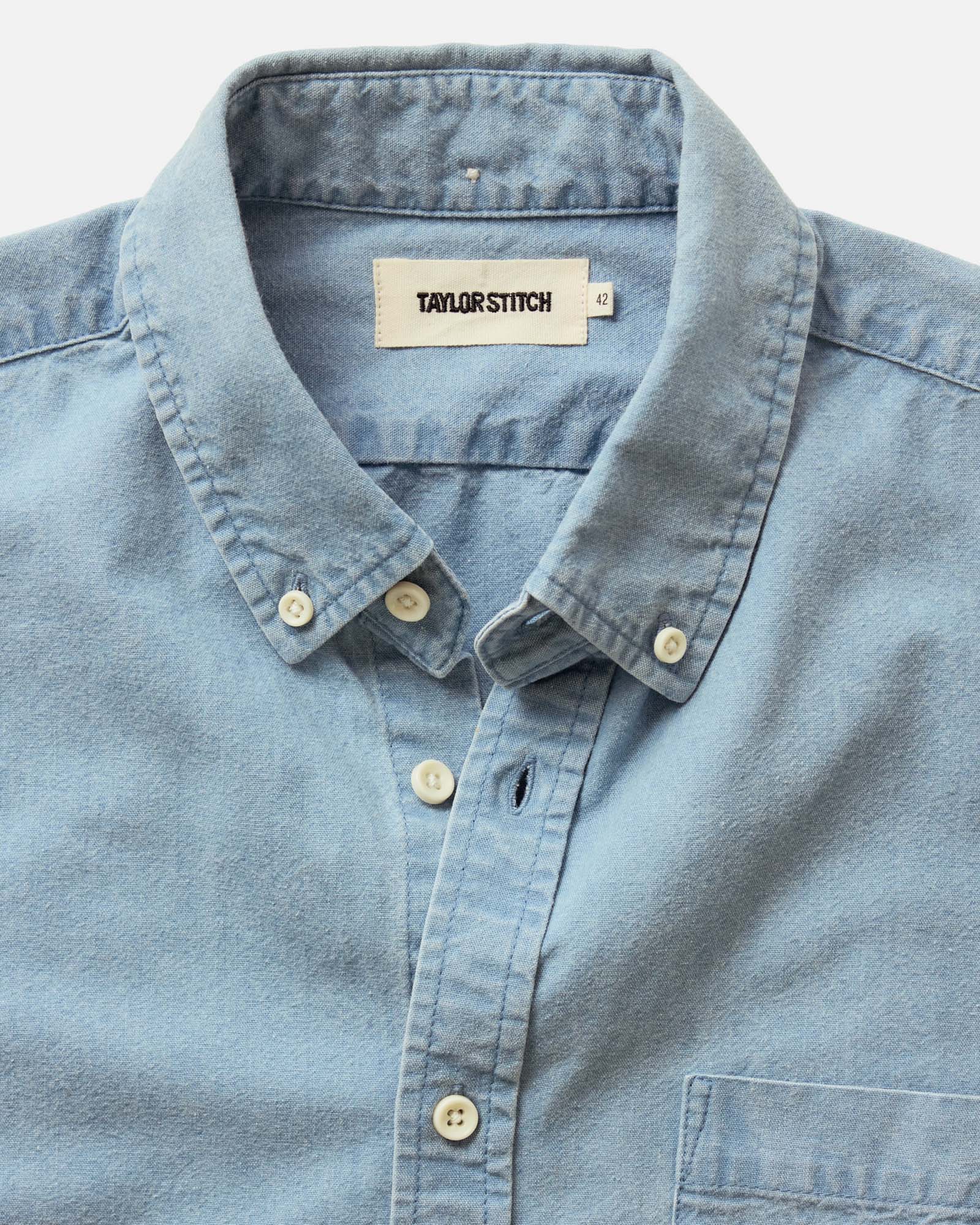 The Short Sleeve Jack in Washed Indigo Oxford | Modern Menswear by yycbvcnbmmnbm