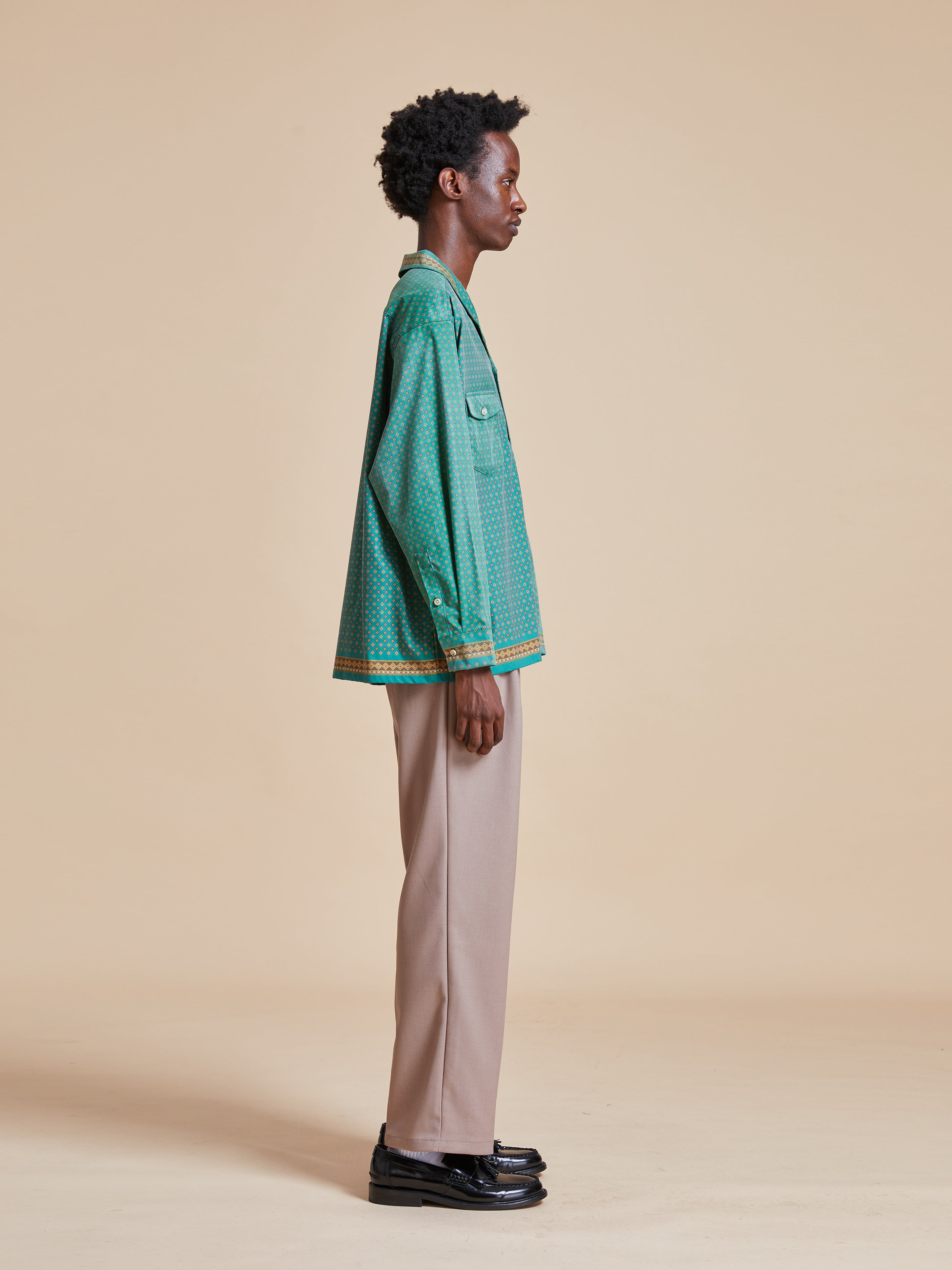 Arbor Long Sleeve Camp Shirt | Modern Menswear by yycbvcnbmmnbm