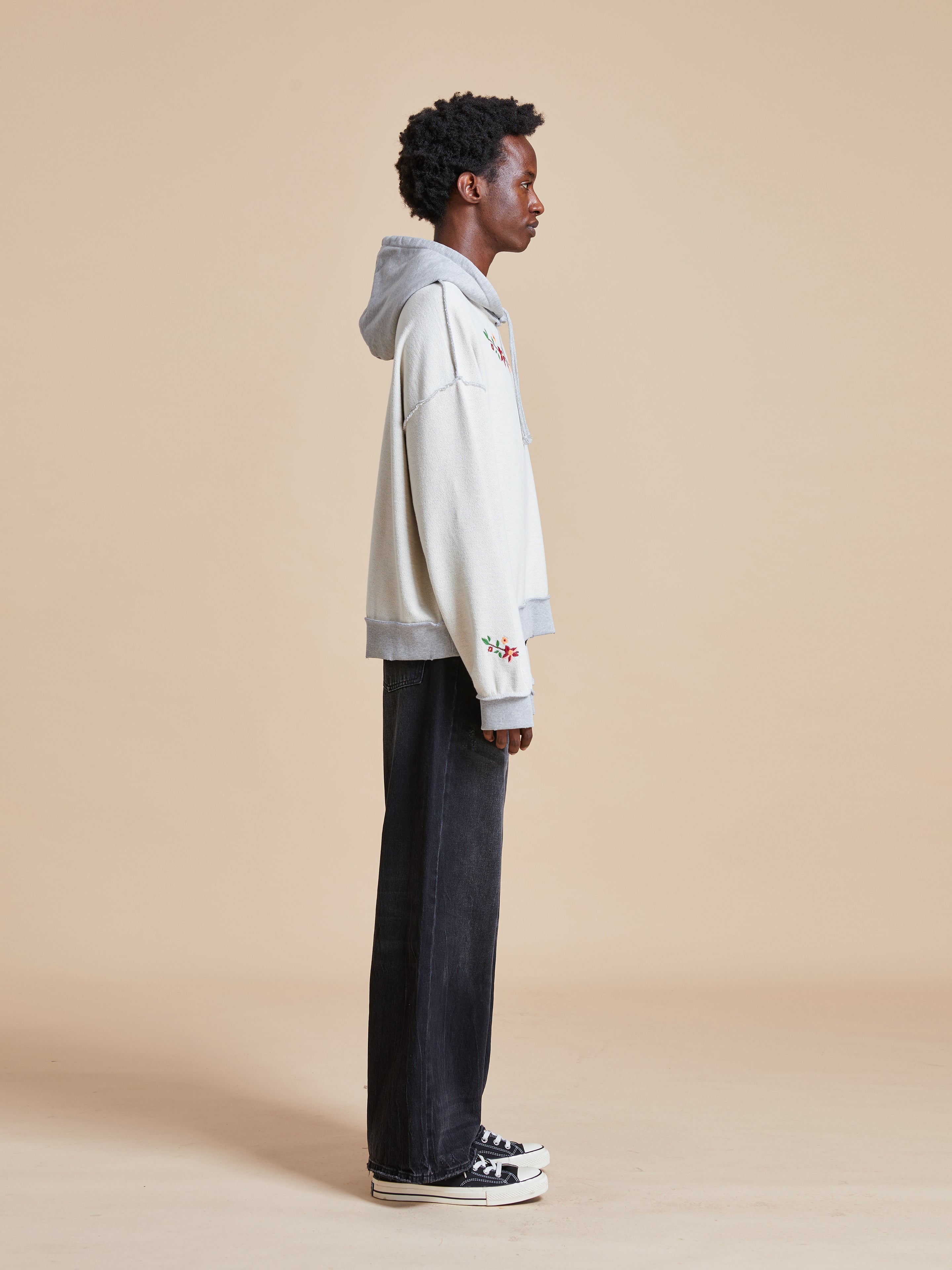 Inverse Flower Petal Hoodie | Modern Menswear by yycbvcnbmmnbm