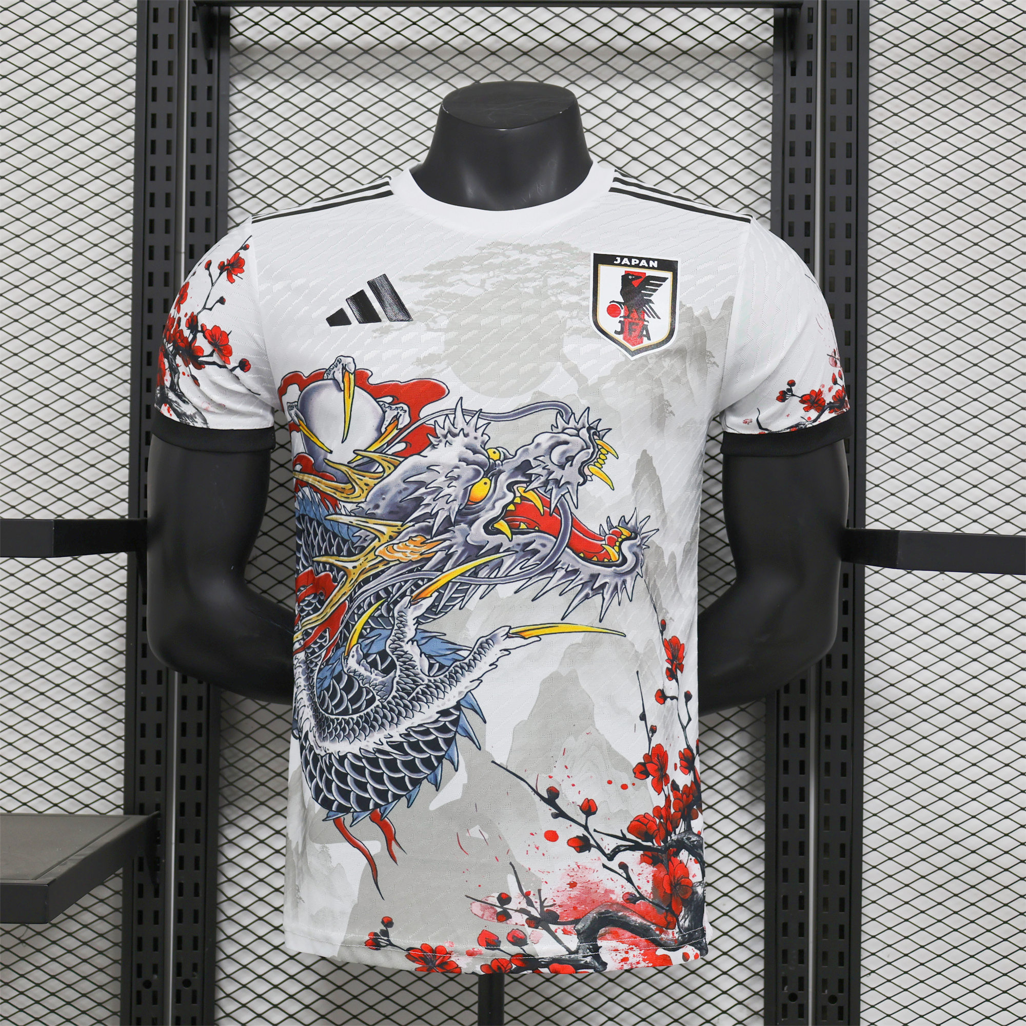 AlphaJersey-Japan 2024 White Dragon Special plum bossom Edition Jersey - Player Version