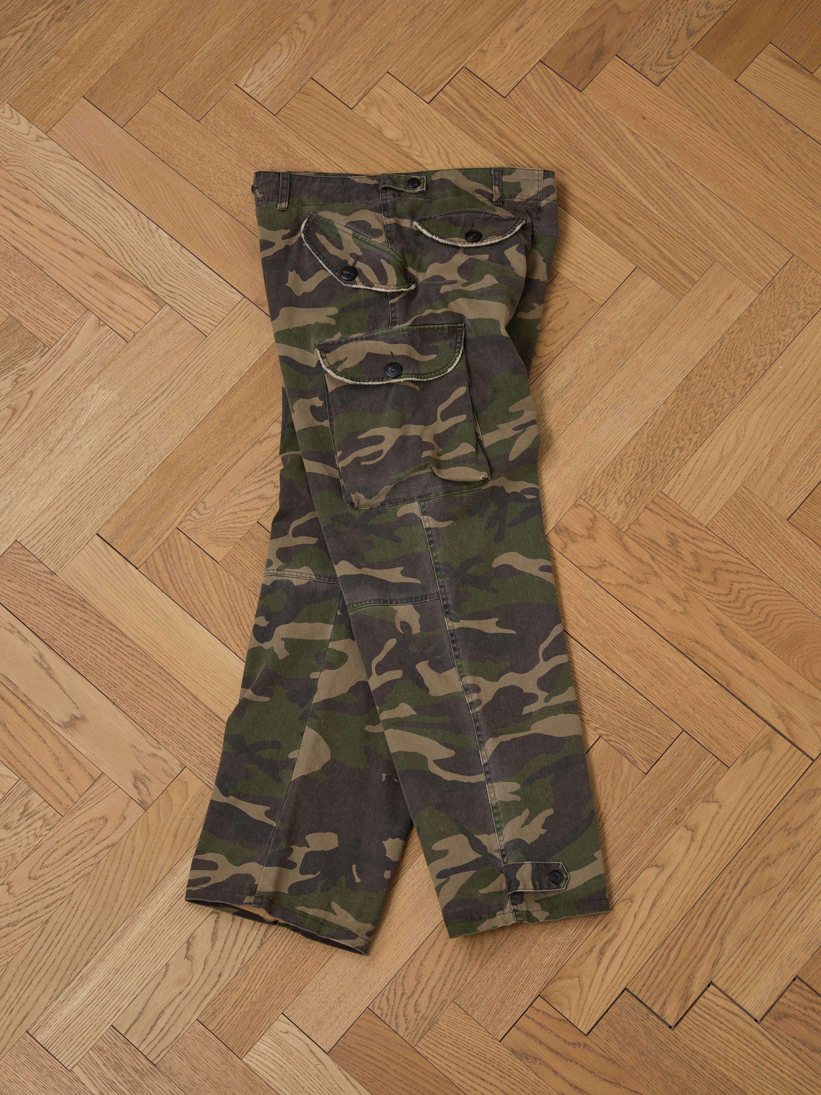 Camouflage Twill Utility Cargo Pants | Modern Menswear by yycbvcnbmmnbm