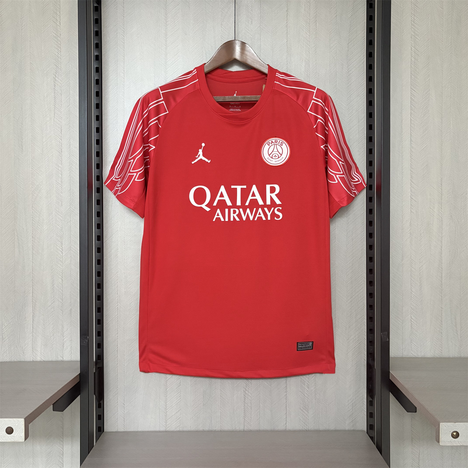 AlphaJersey-Paris Saint-Germain PSG 25-26 Red Training Jersey - Fans Version
