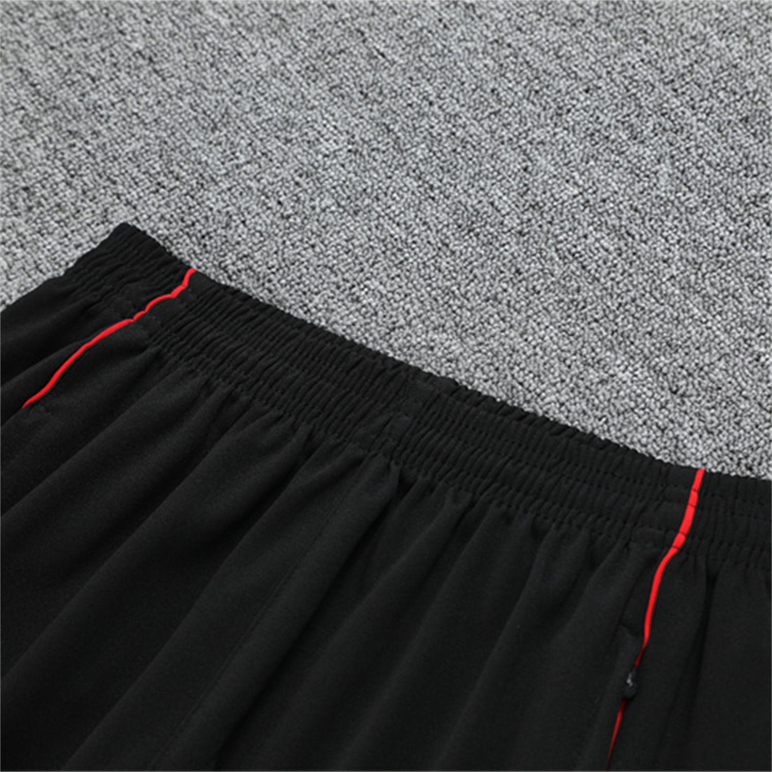 AlphaJersey-Manchester United 25-26 Kid Long Sleeves Training Set - Red-Black Top & Black Pants