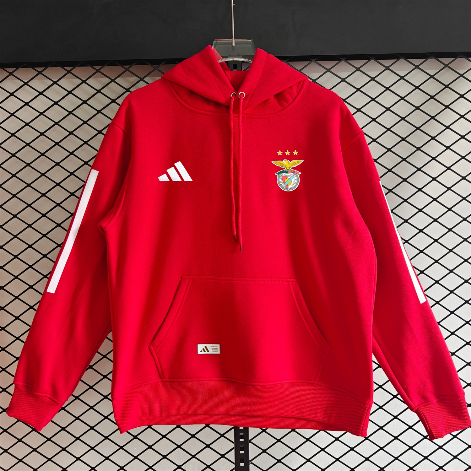 AlphaJersey-Benfica 25-26 Home Unisex Pullover Hoodie