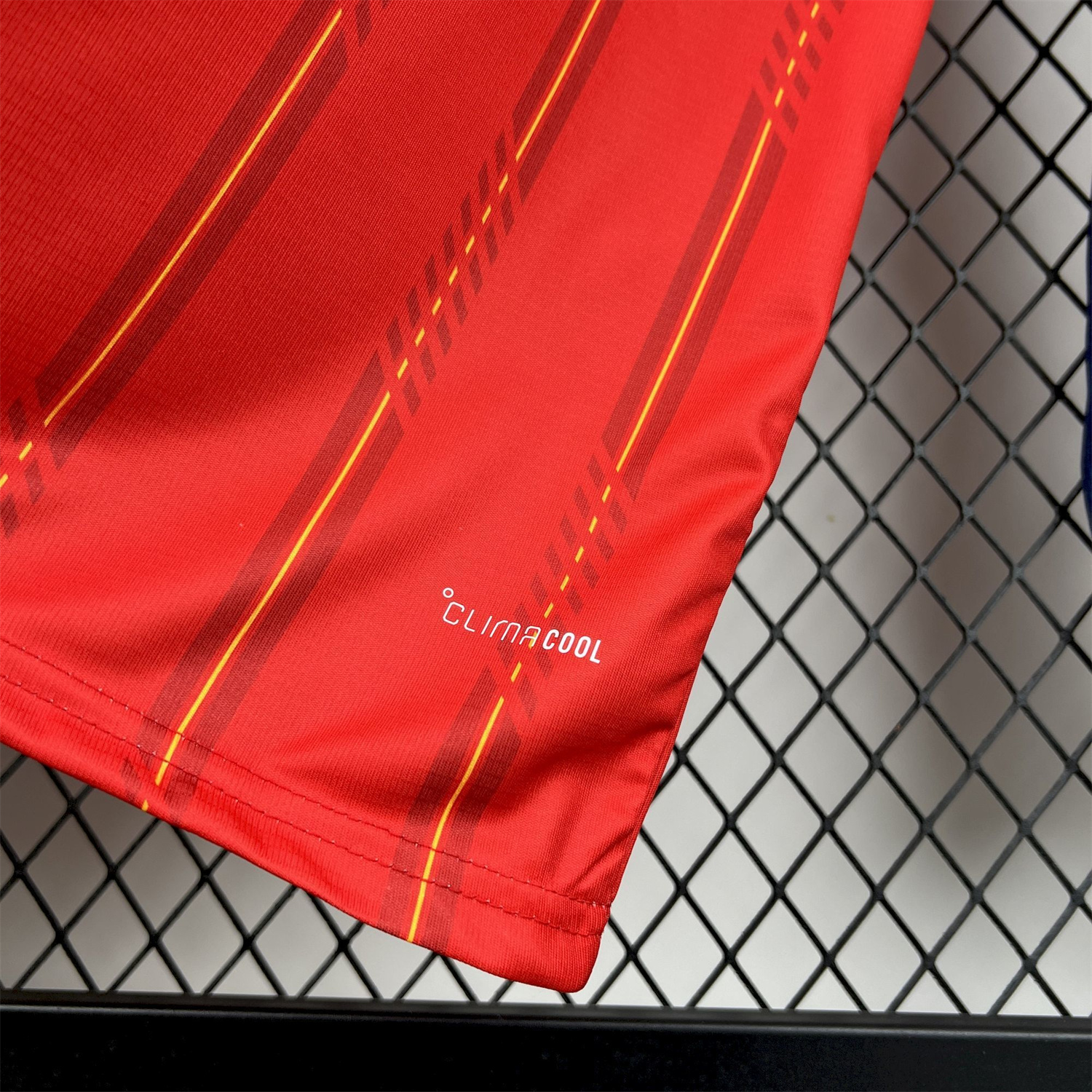 AlphaJersey-Spain 2026 Home Red Long Sleeves Jersey - Fans Version