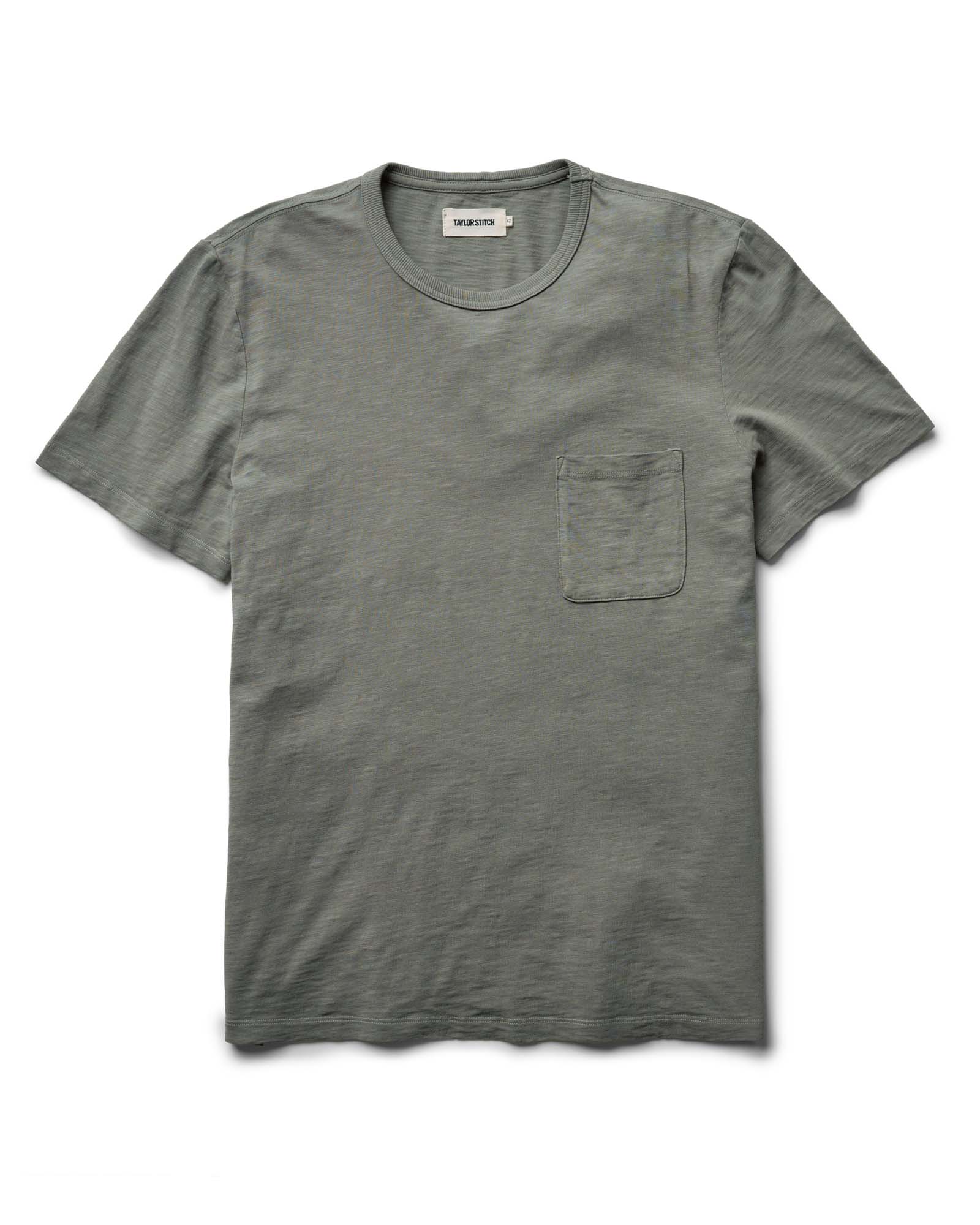The Slub Tee in Smoked Olive | Modern Menswear by yycbvcnbmmnbm
