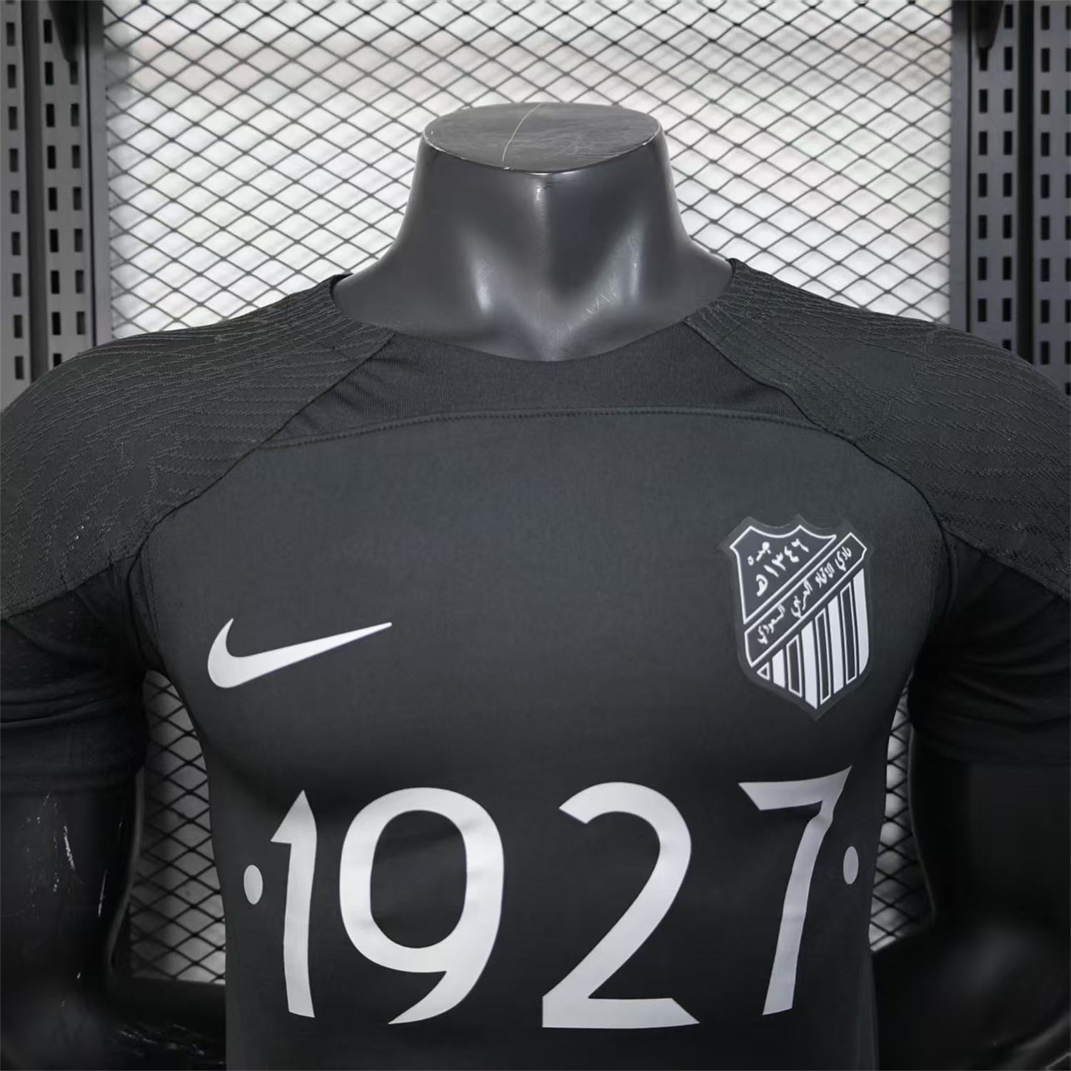 AlphaJersey-Al Ittihad Jeddah United 25-26 Silver 1927 Anniversary Black Jersey - Player Version