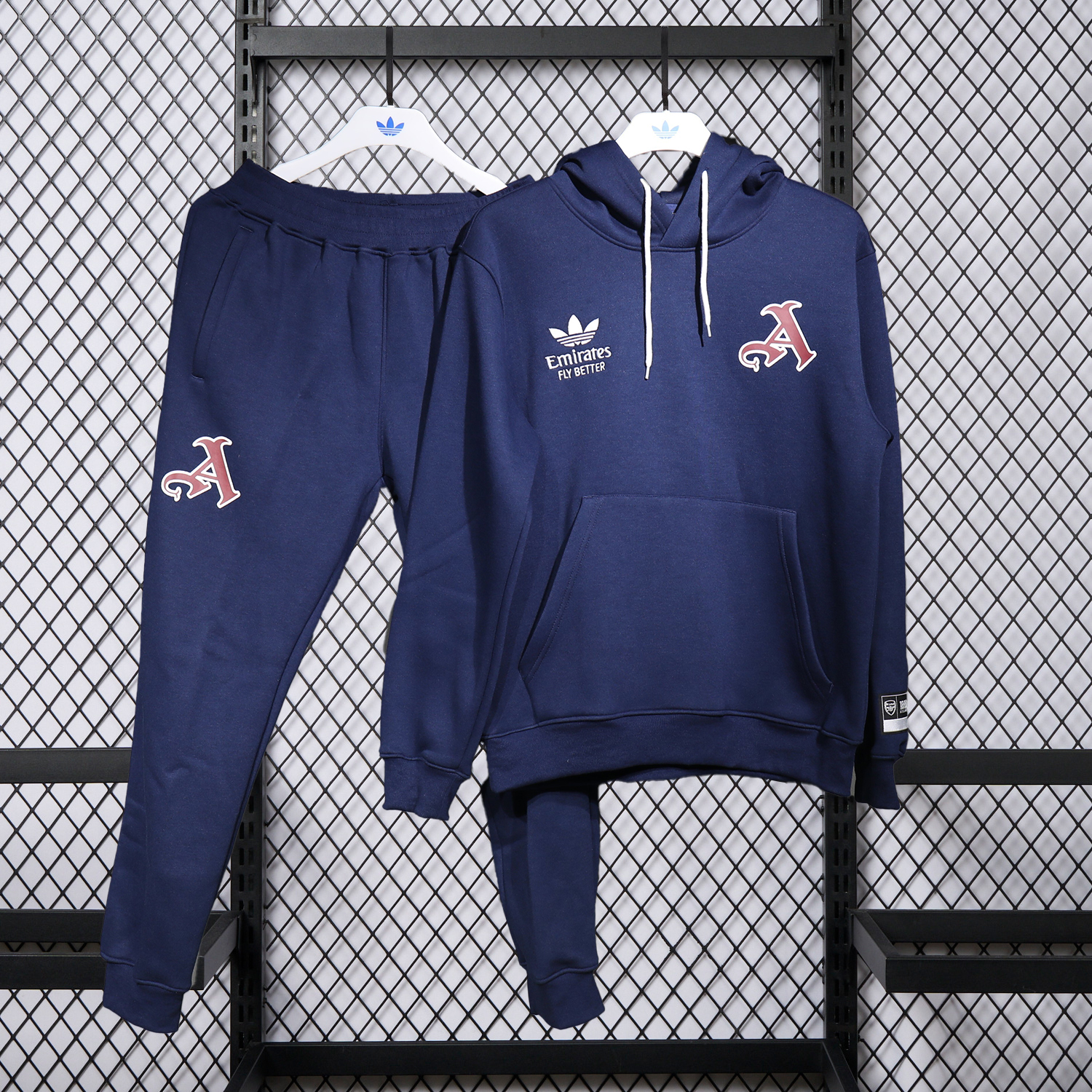 AlphaJersey-Arsenal 25-26 Pure Color Training Set - Dark Blue Top and Dark Blue Pants