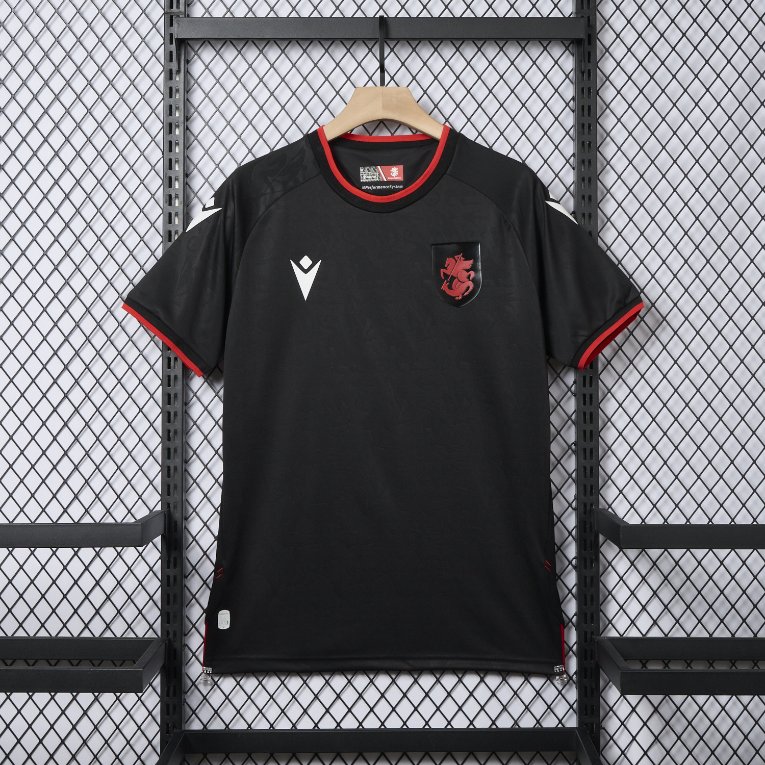 AlphaJersey-Georgia 2026 Away Black Jersey - Fans Version