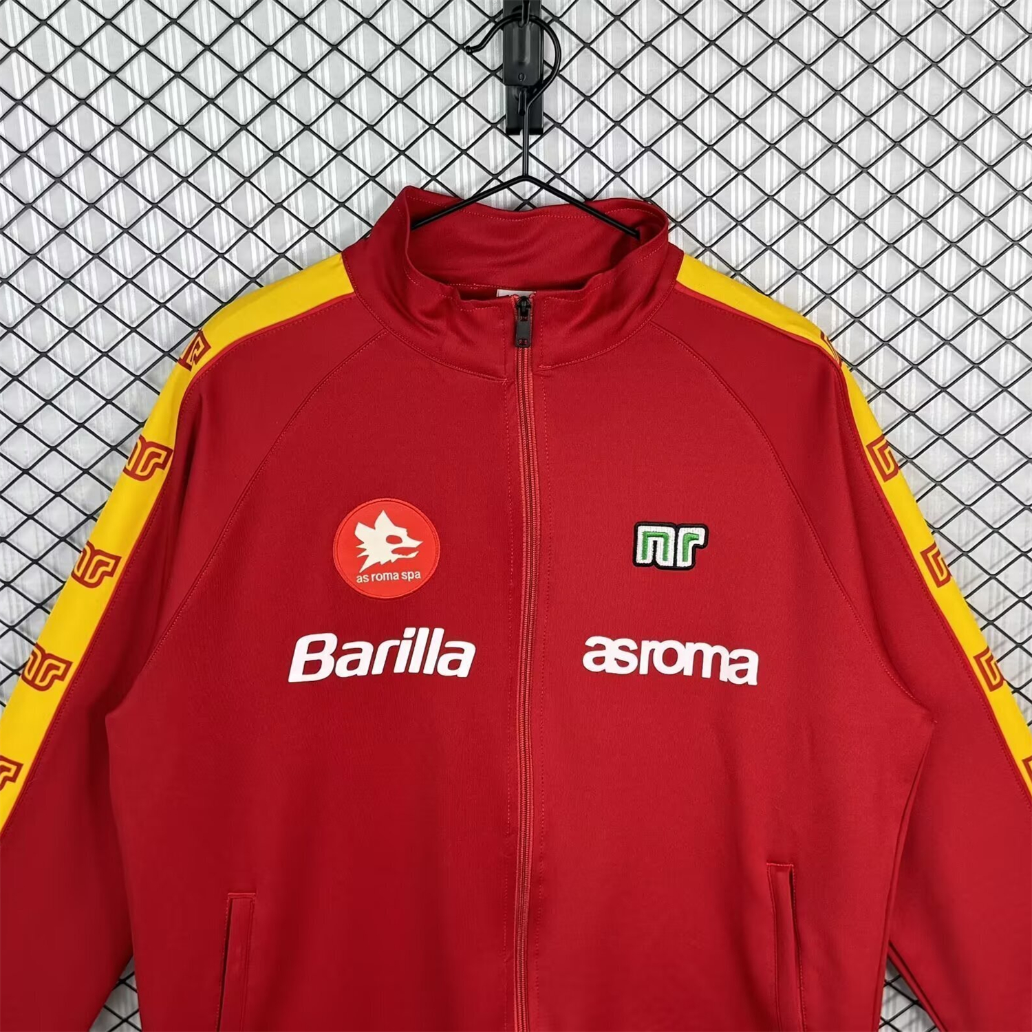 AlphaJersey-Retro AS Roma 1988-89 Home Windbreaker