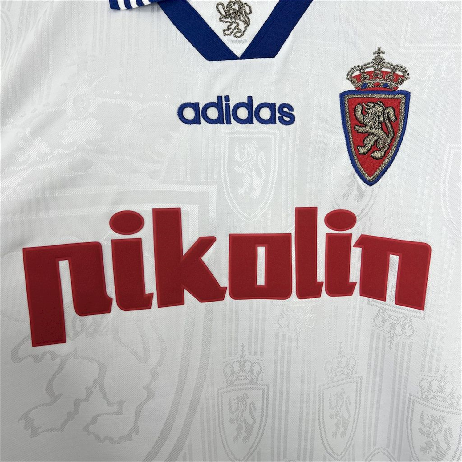 AlphaJersey-Retro Real Zaragoza 1997- 98 Home Jersey