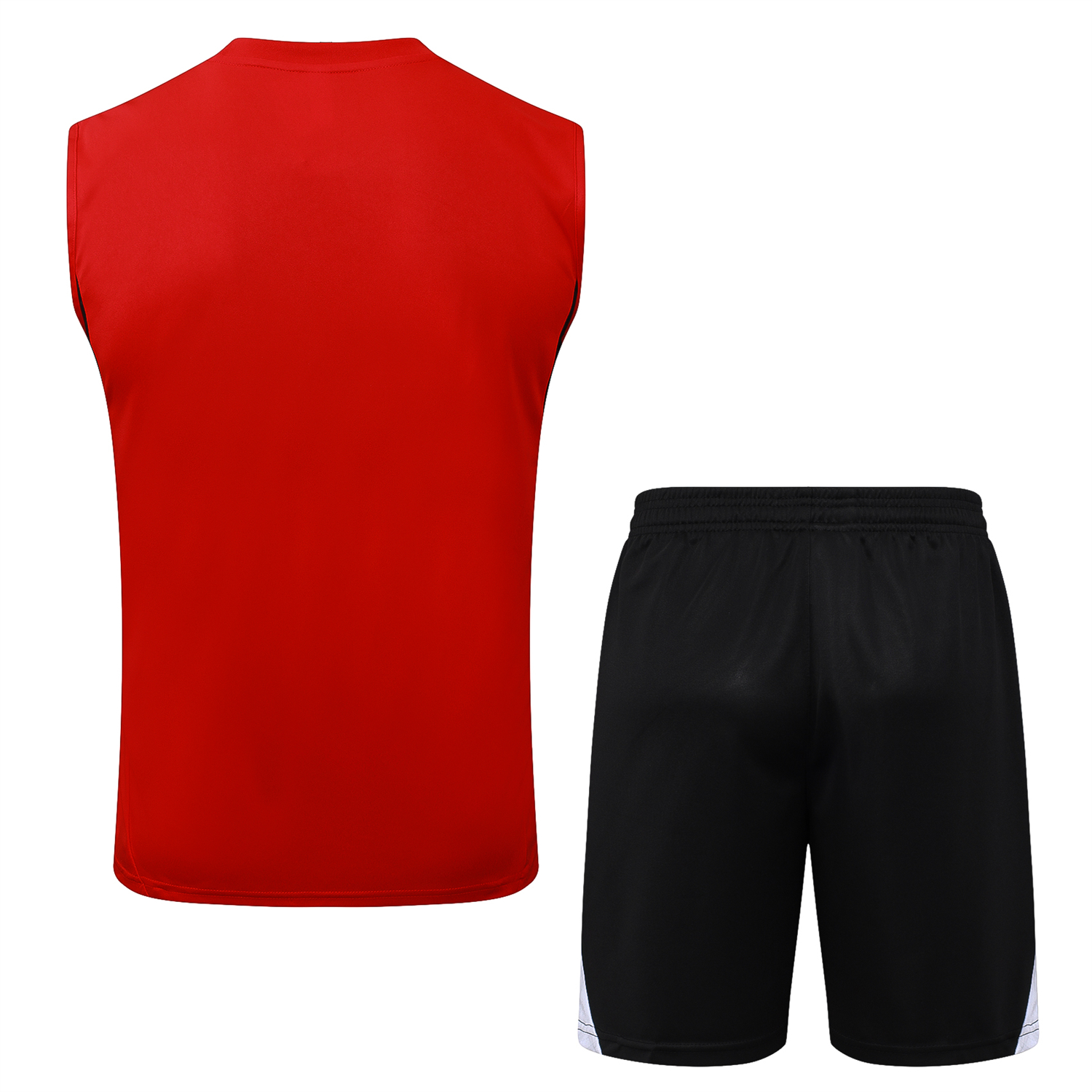 AlphaJersey-Liver.pool 25-26 Vest Training Set - Red Vest & Black Shorts