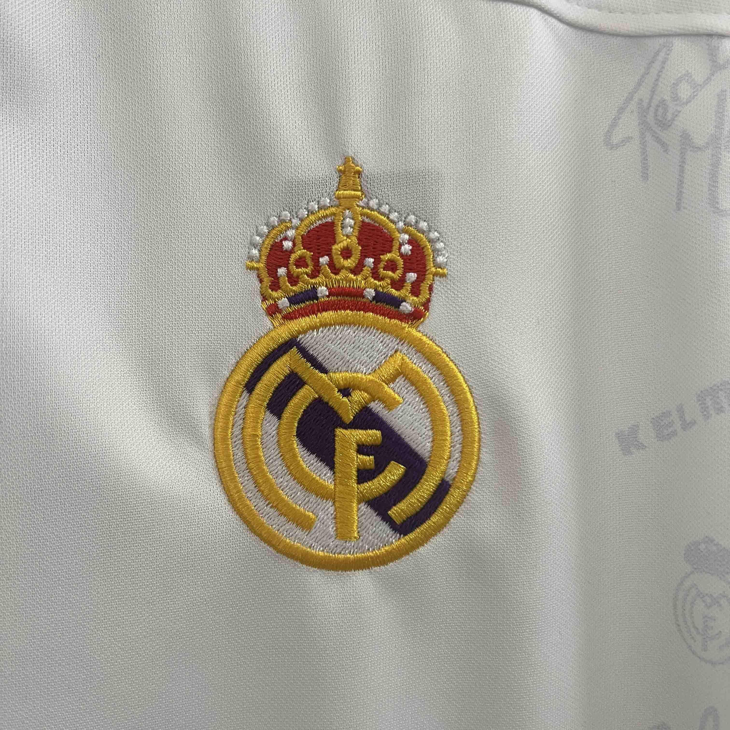AlphaJersey-Retro Real Madrid 1994-96 Home Long Sleeve Jersey