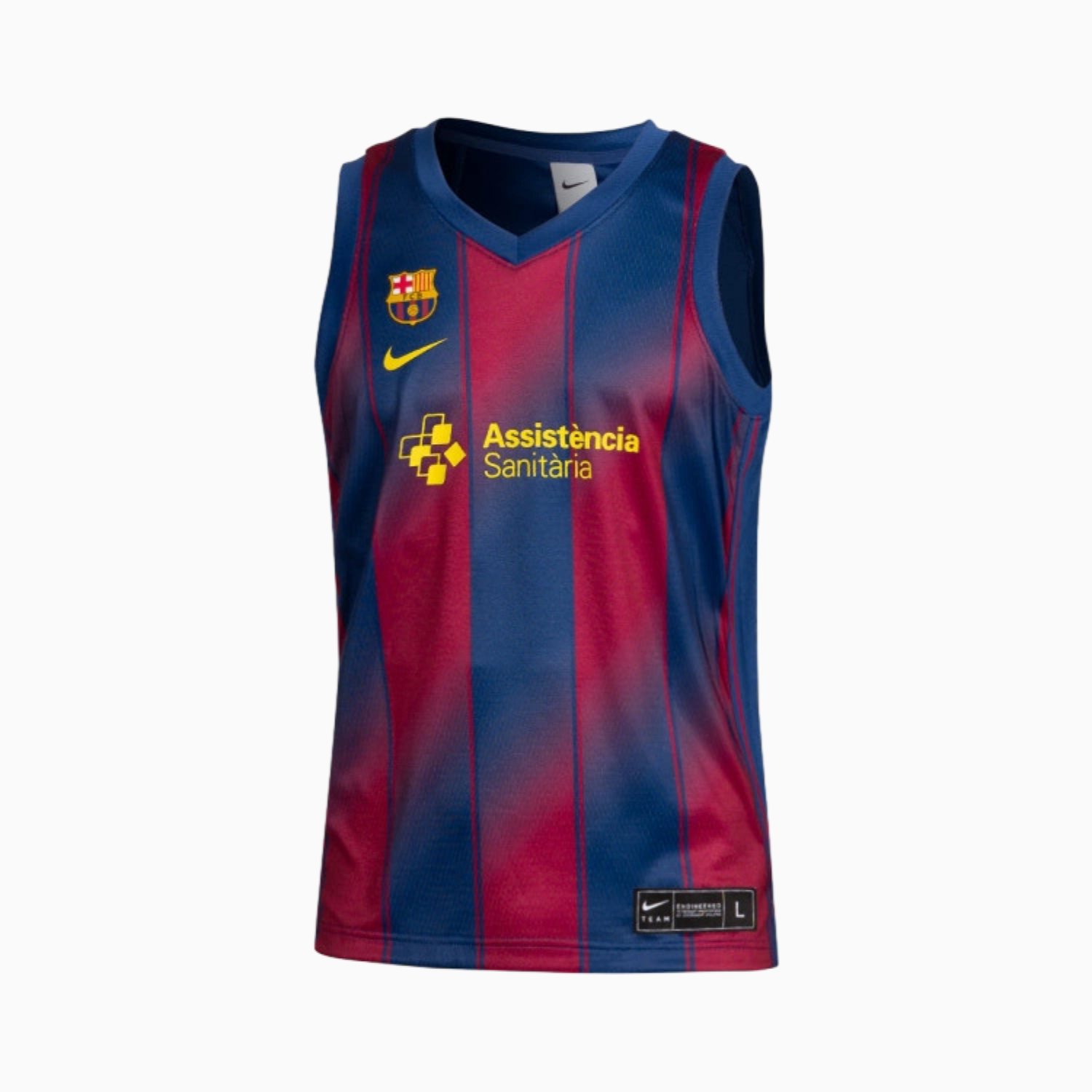 AJ-AlphaJersey-Barcelona 25-26 Blue And Red Basketball Training Vest - Fans Version