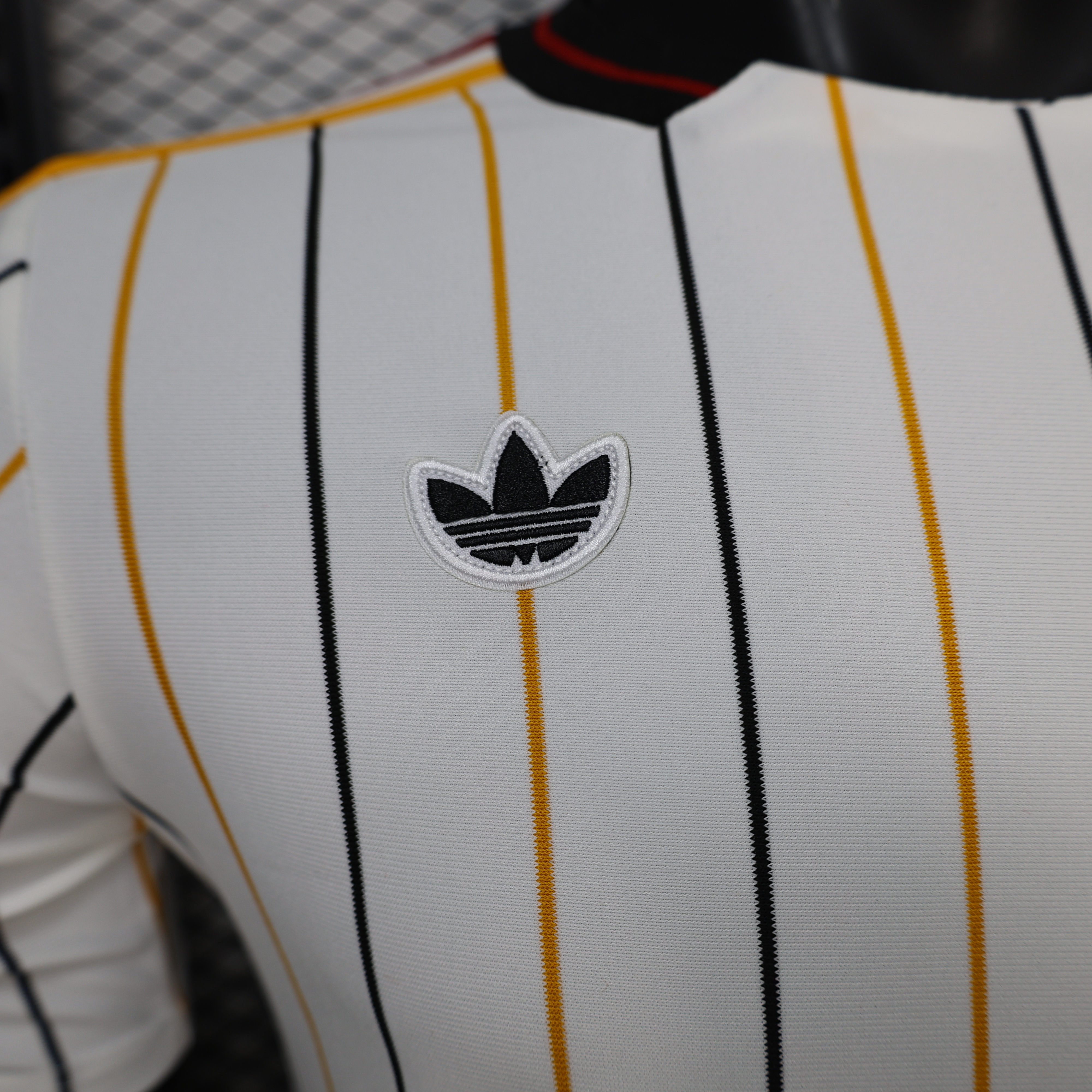 AlphaJersey-Germany 2026 Terrace Icon Retro Casual Style White Jersey - Player Version