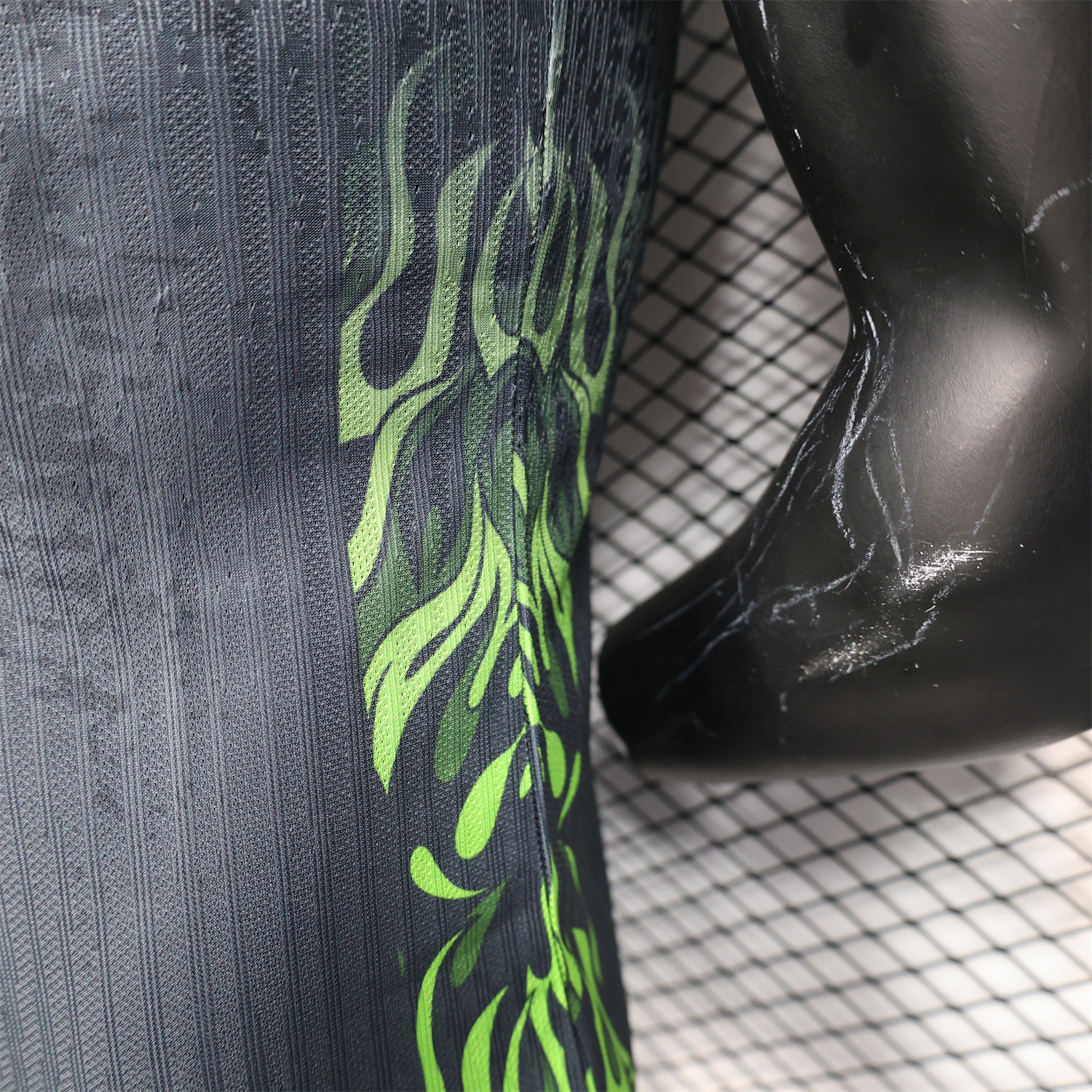 AlphaJersey-Brazil 2025 Green Fire Black Special Edition Jersey - Player Version