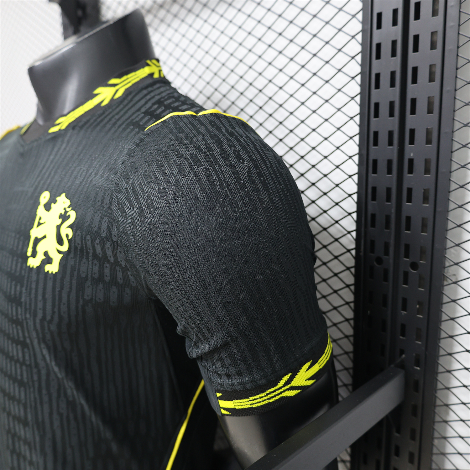 AlphaJersey-C.H.E.L.S.E.A 25-26 Black With Gold Special Jersey - Player Version
