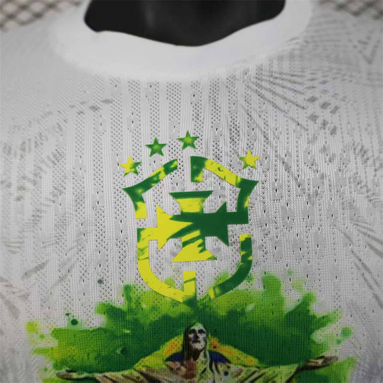 AlphaJersey-Brazil 25-26 Christ the Redeemer Statue White Jersey - Player Version
