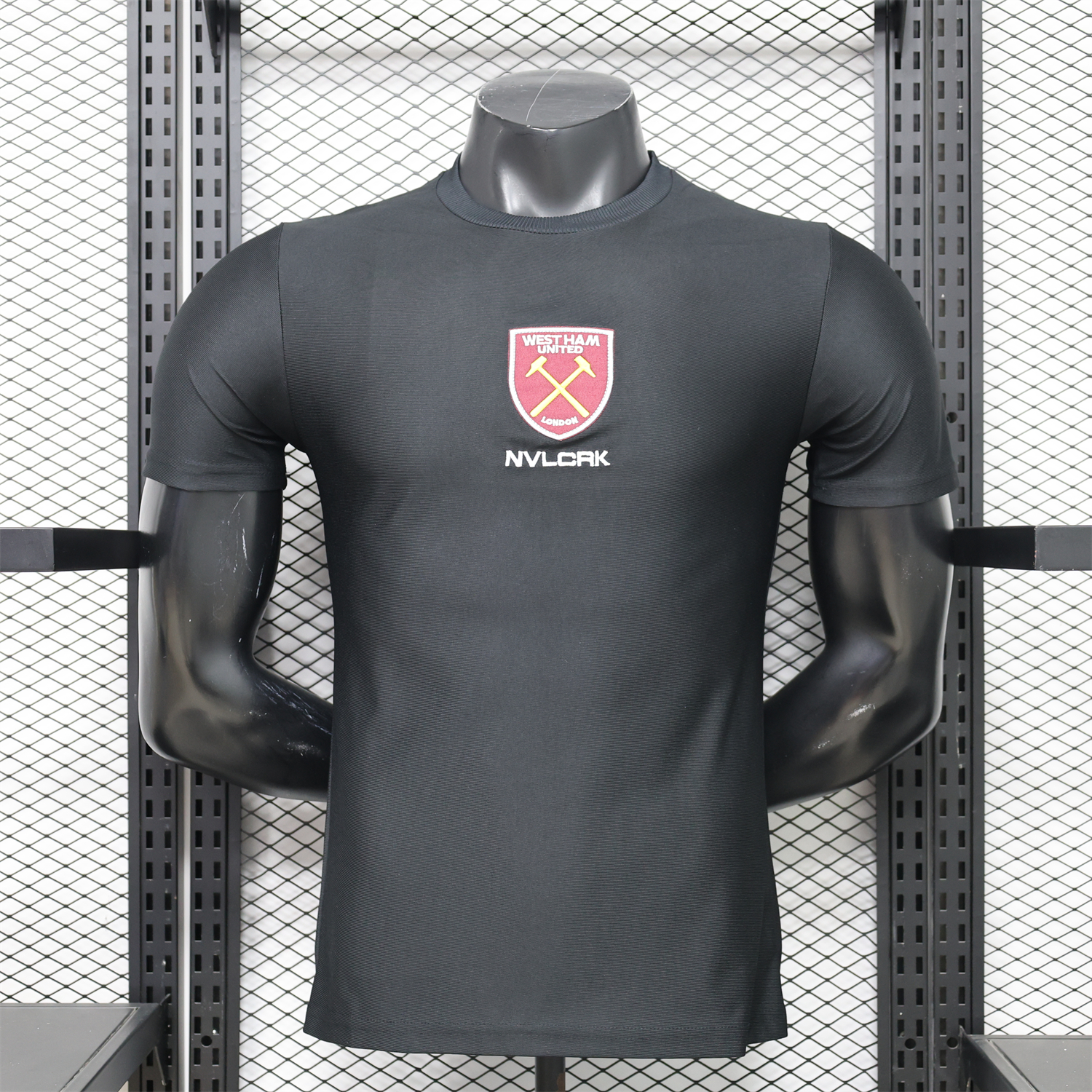 AlphaJersey-West Ham United 26-27 Retro Casual Style Black Polo Jersey - Player Version