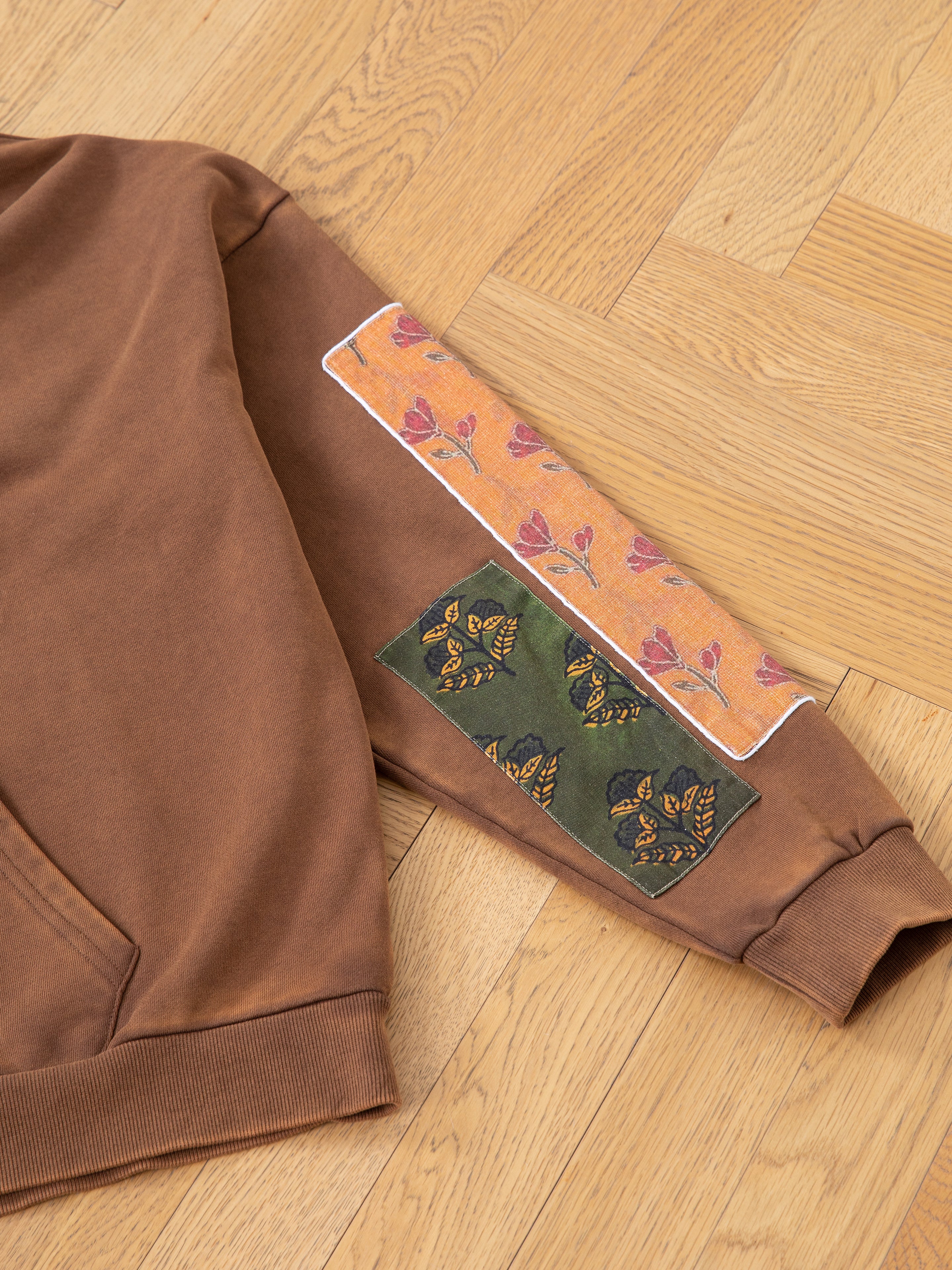 Tapestry Patchwork Zip Up Hoodie | Modern Menswear by yycbvcnbmmnbm