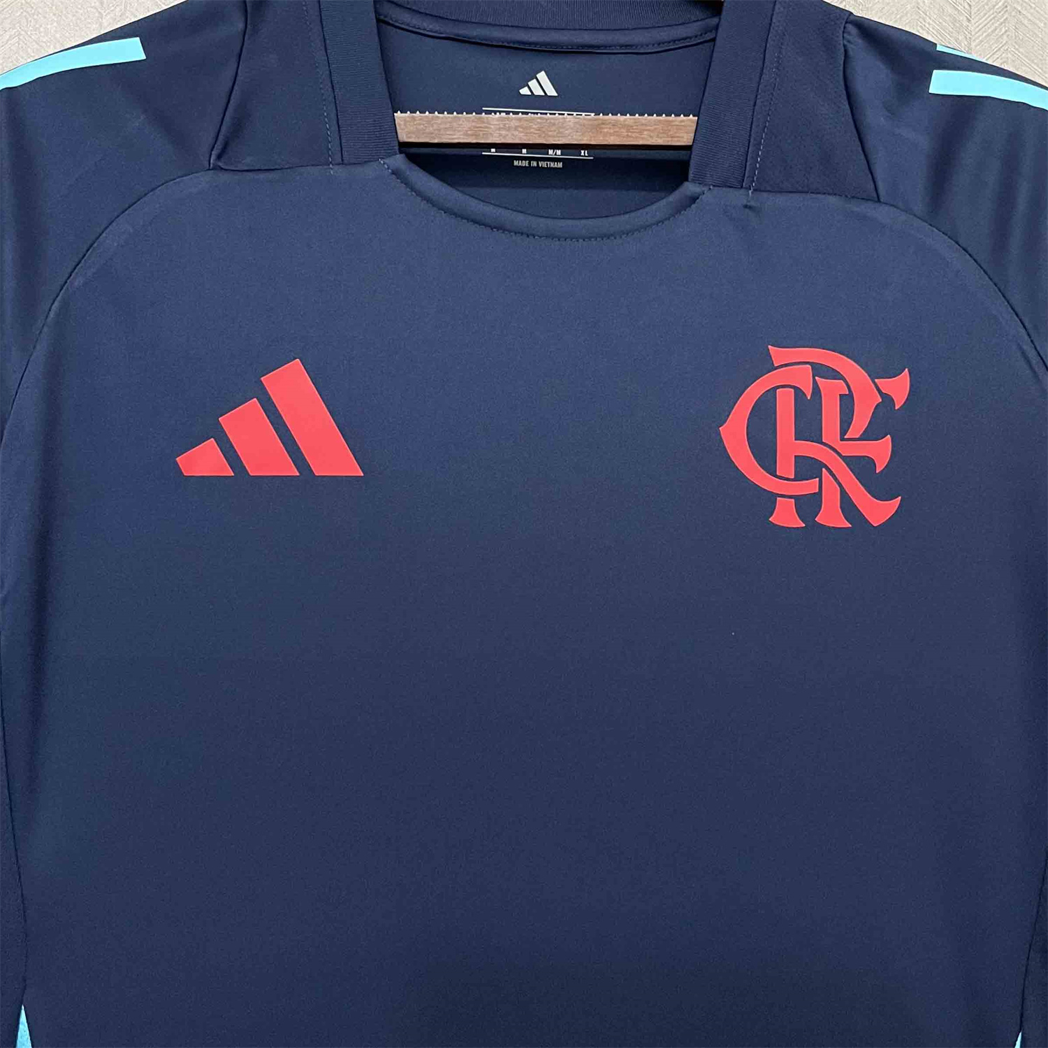 AlphaJersey-Flamengo 25-26 Deep Blue Training Jersey - Fans Version