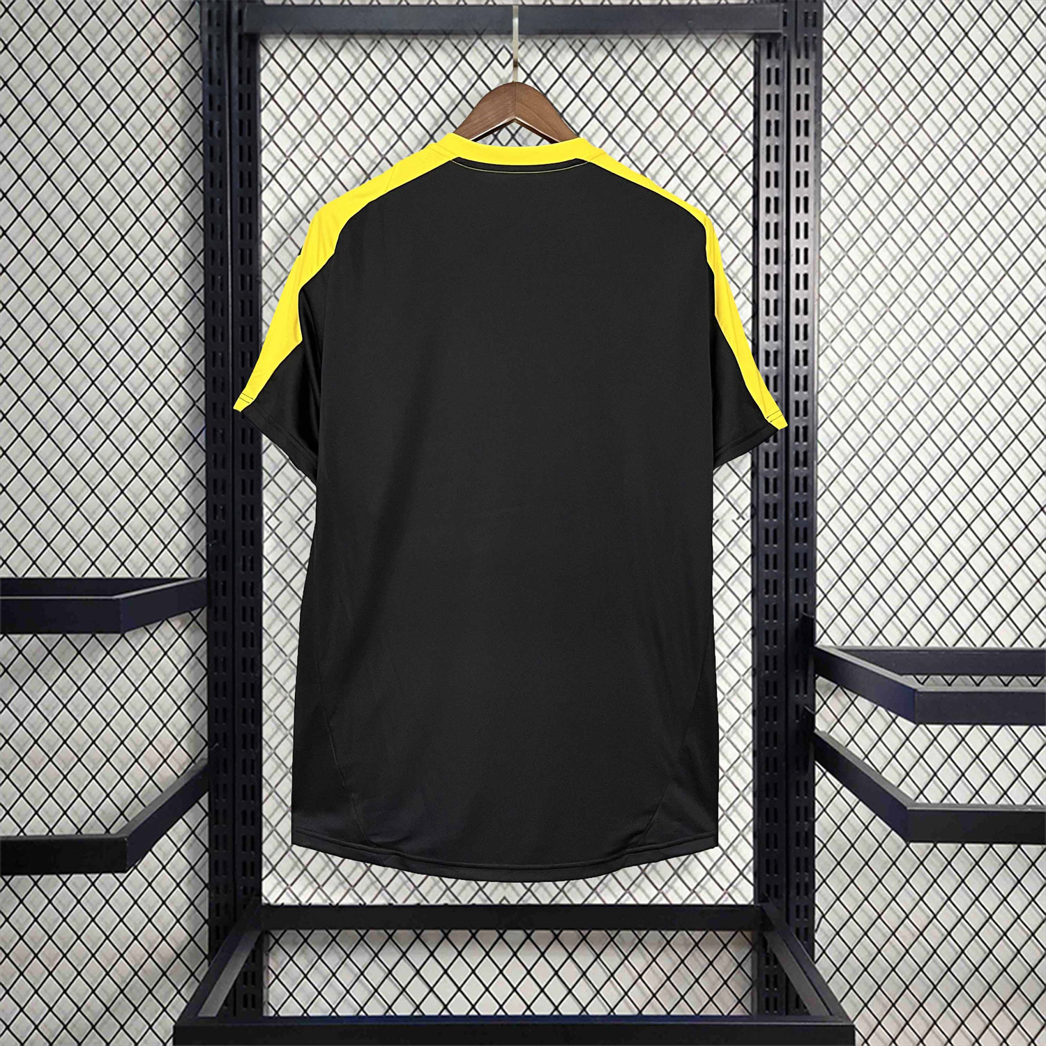 AlphaJersey-Atletico Mineiro 25-26 Black Pre-Match Training Unsponsored Jersey - Fans Version