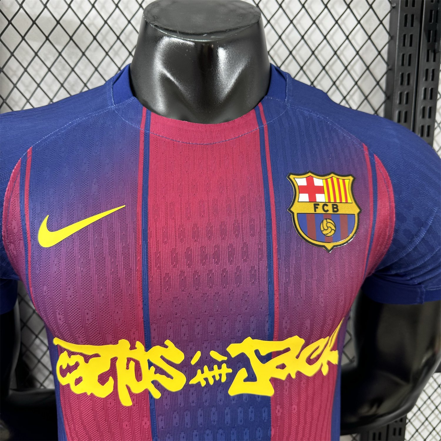 AlphaJersey-Barcelona x Travis Scott 25-26 Home Special Edition Jersey - Player Version