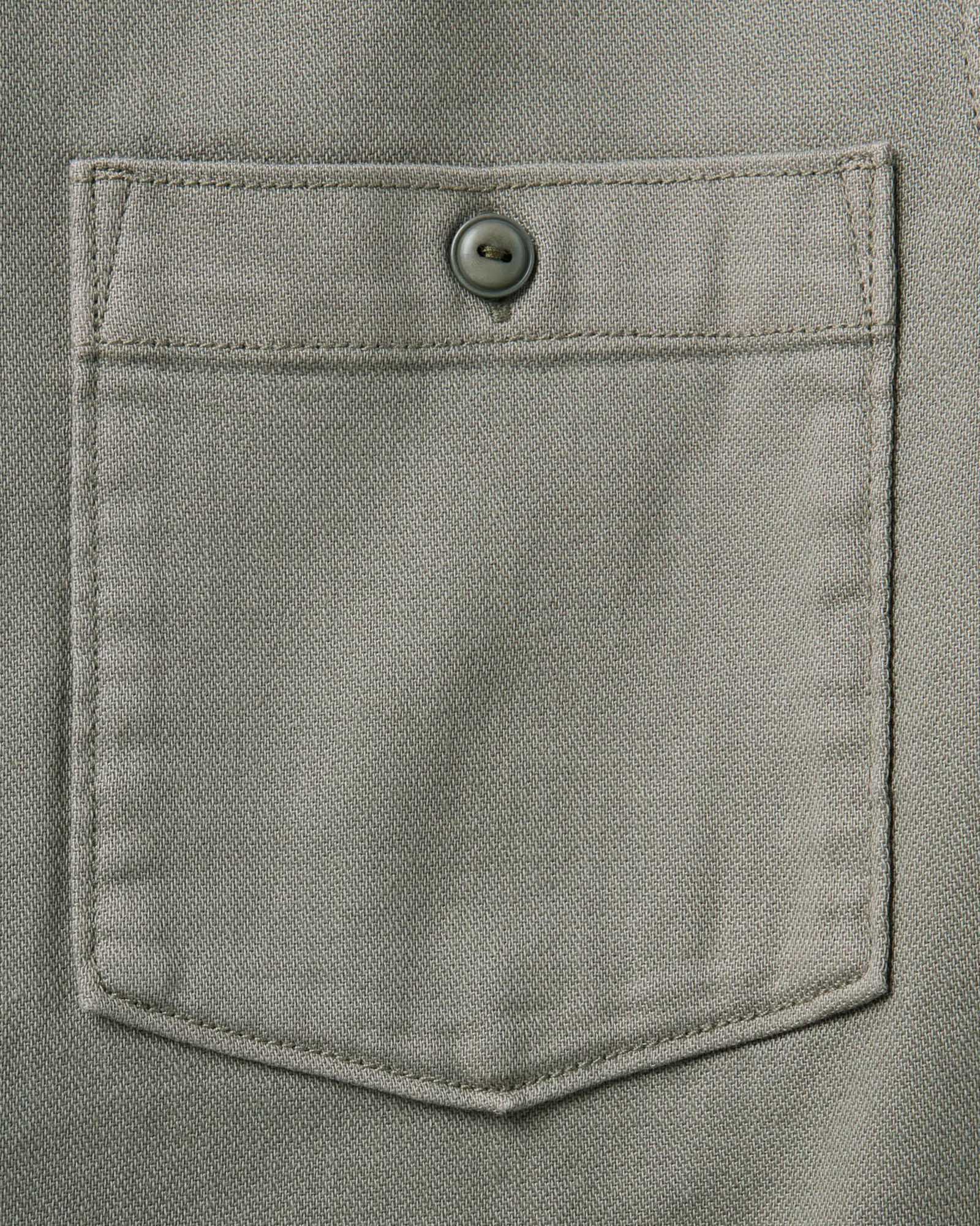 The Dispatch Shirt in Smoked Olive Broken Twill | Modern Menswear by yycbvcnbmmnbm