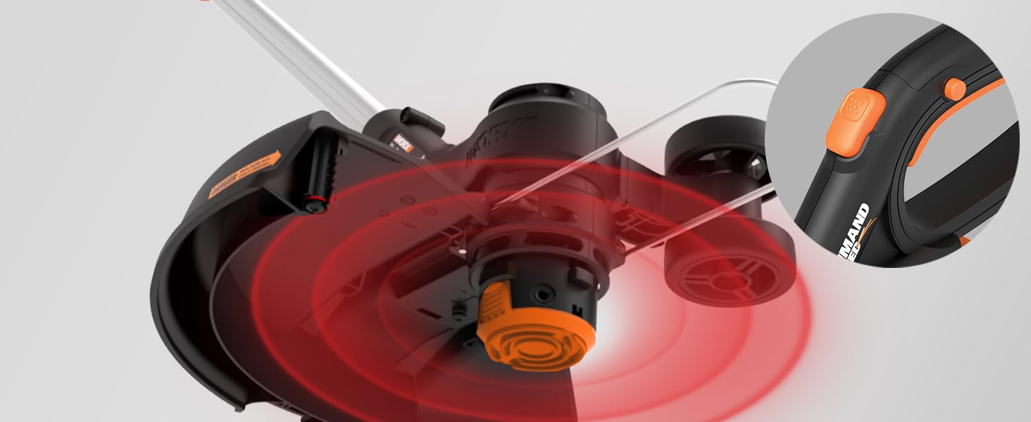 Easily converts to 3 different modes: String Trimmer, In-Line Wheeled Edger, and Mini-Mower.