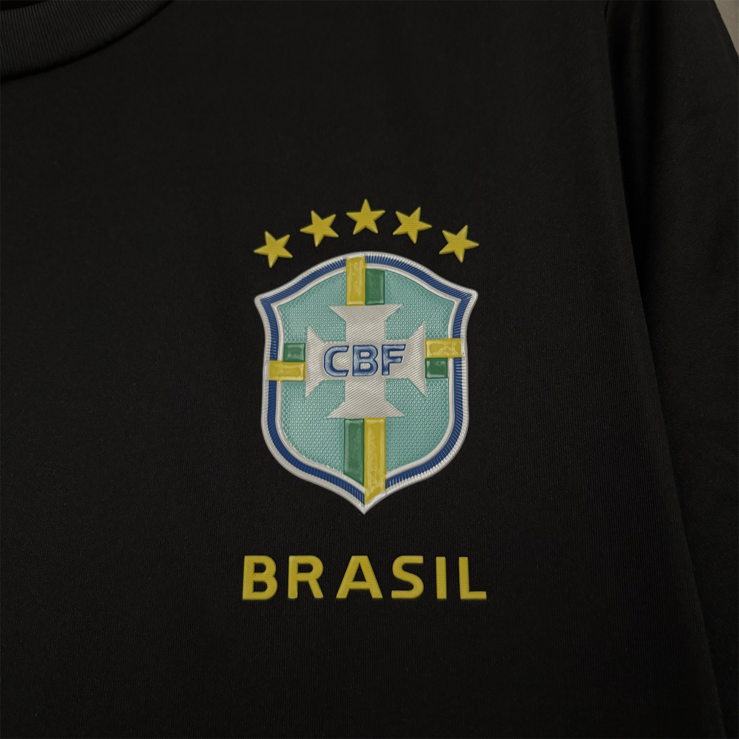 AlphaJersey-Brazil 2026 Pure Black Training Jersey - Fans Version
