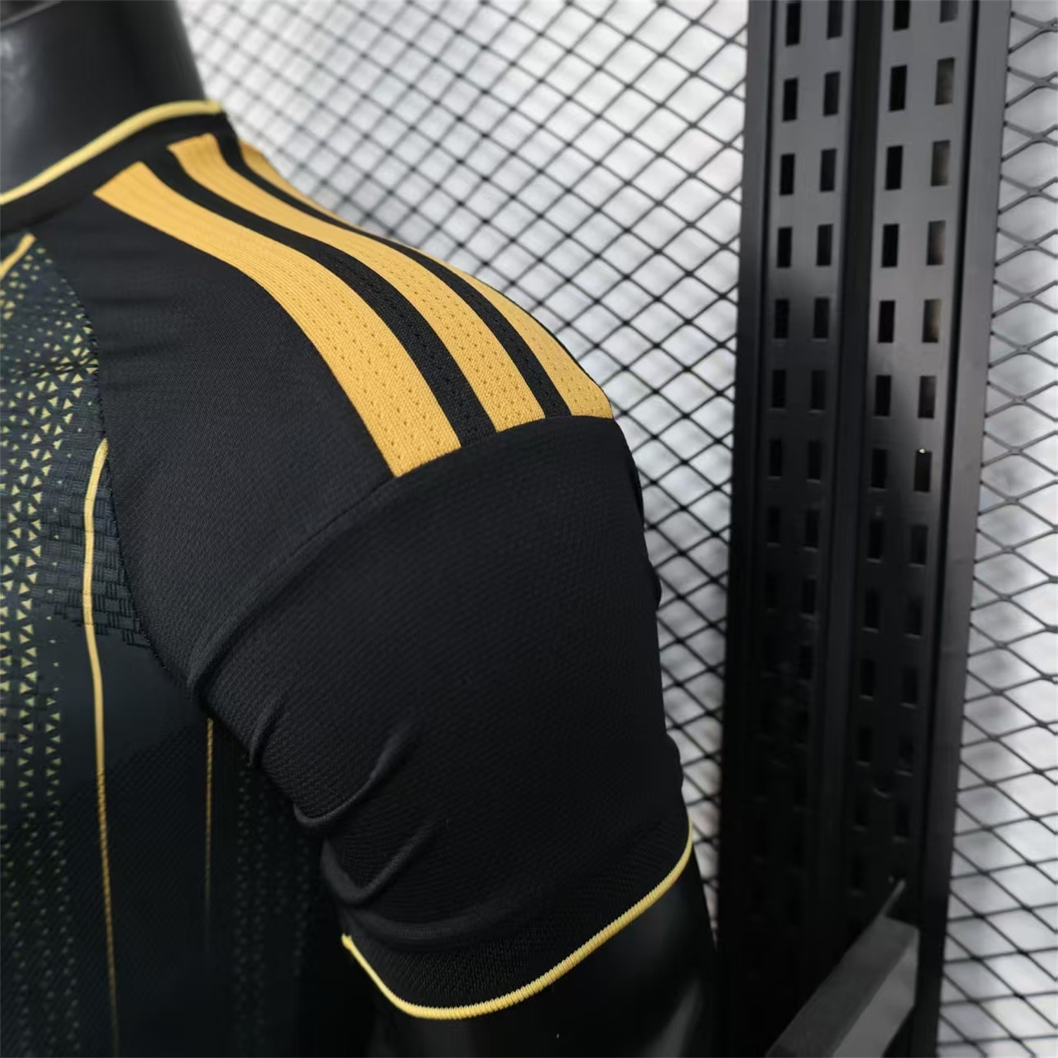 AlphaJersey-Algeria 2026 Black And Gold Special Jersey - Player Version