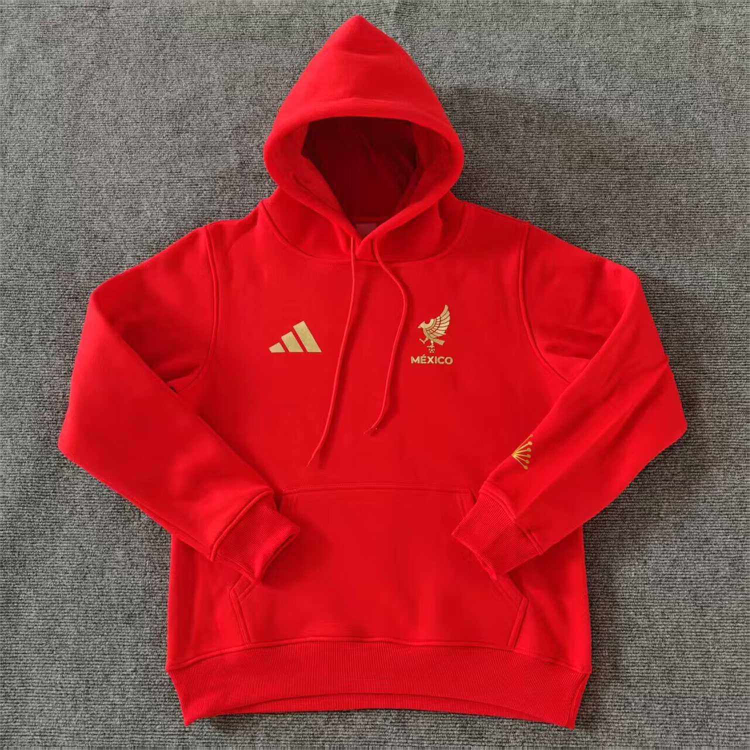 AlphaJersey-Mexico 2025 Gold Cup Black Special Edition Unisex Pullover Hoodie