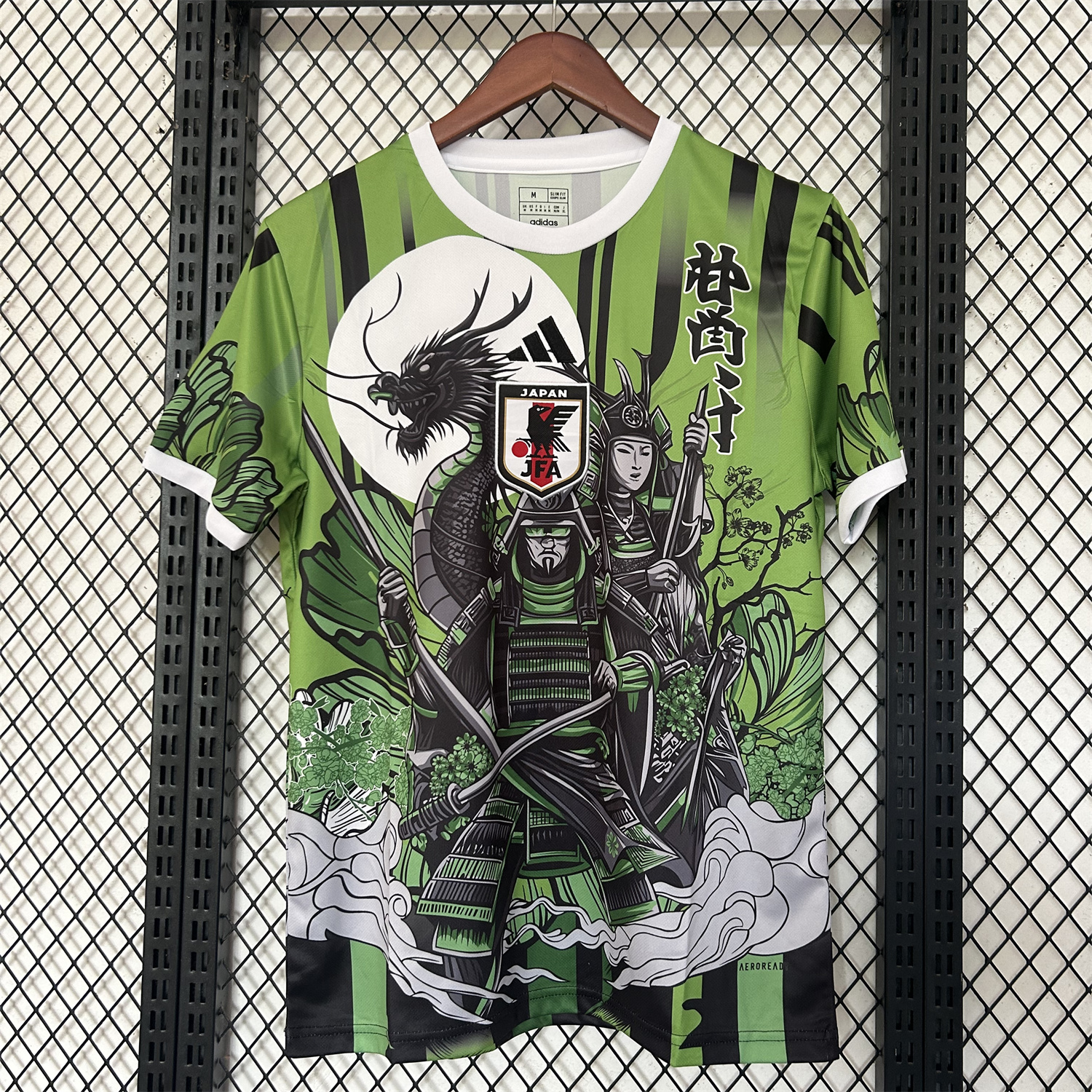 AlphaJersey-Japan 25-26 Sword Warrior And Dragon Green Special Jersey - Fans Version