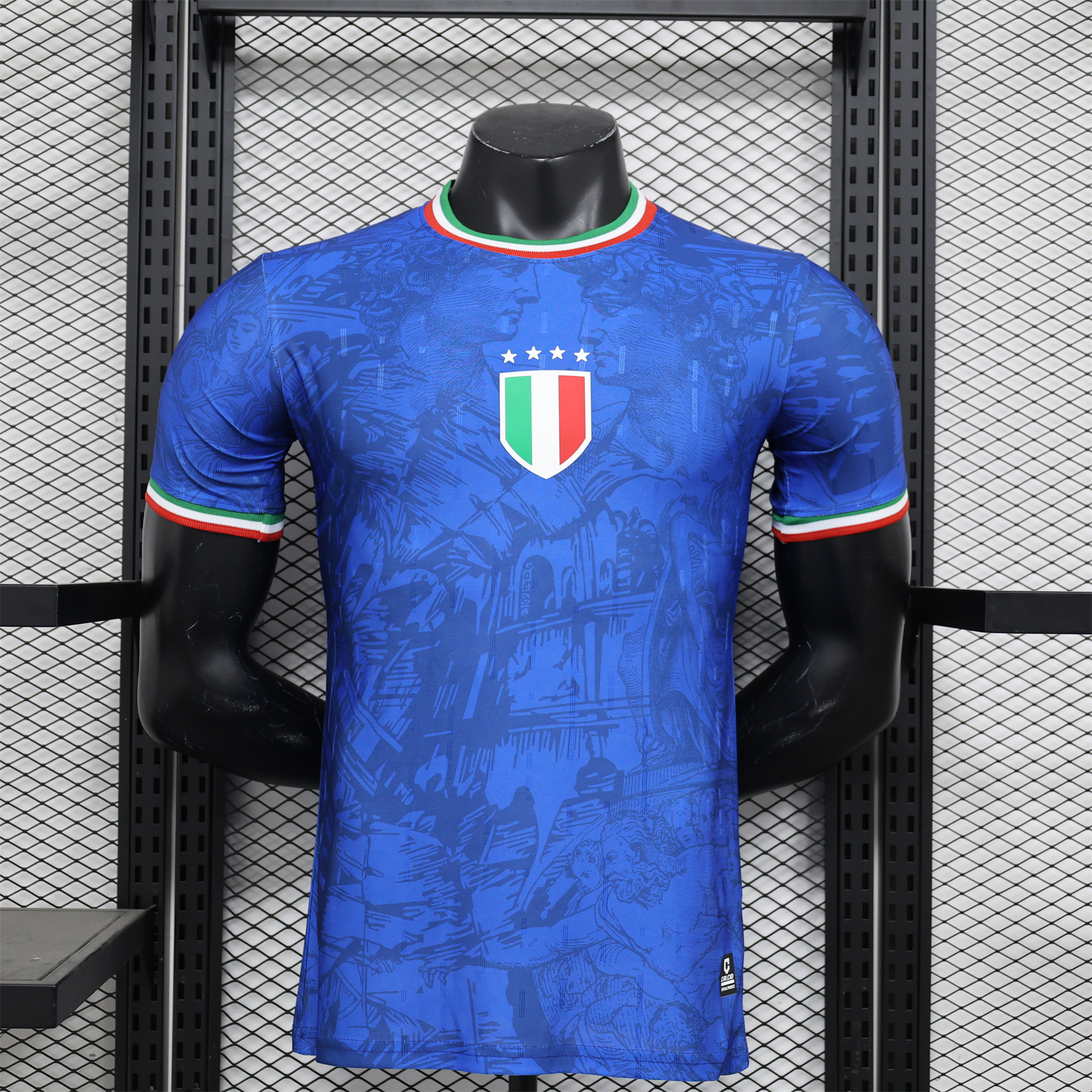 AlphaJersey-Italy 2024 Blue Special Edition Jersey - Player Version