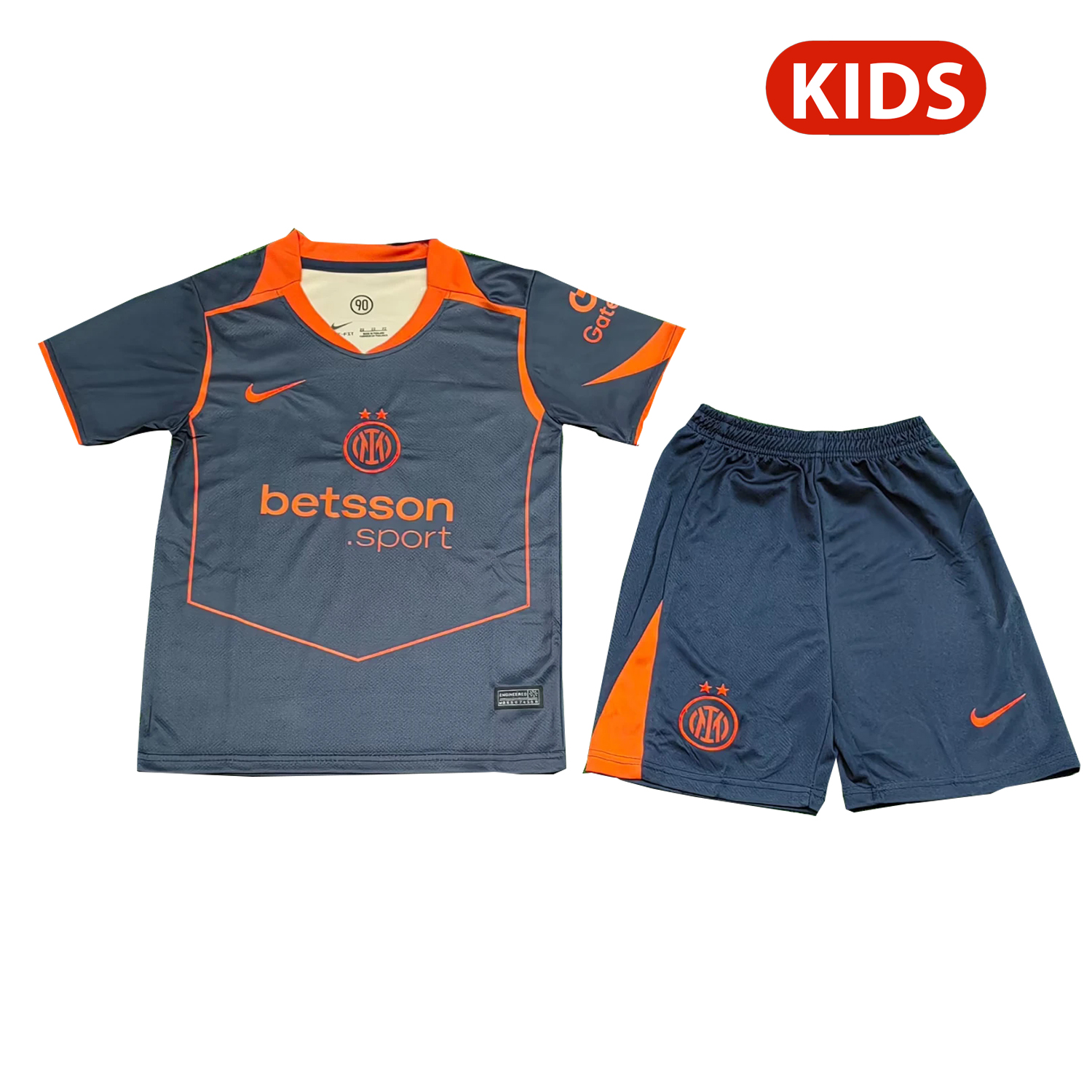 AlphaJersey-Inter Milan 25-26 Third Kids Kit