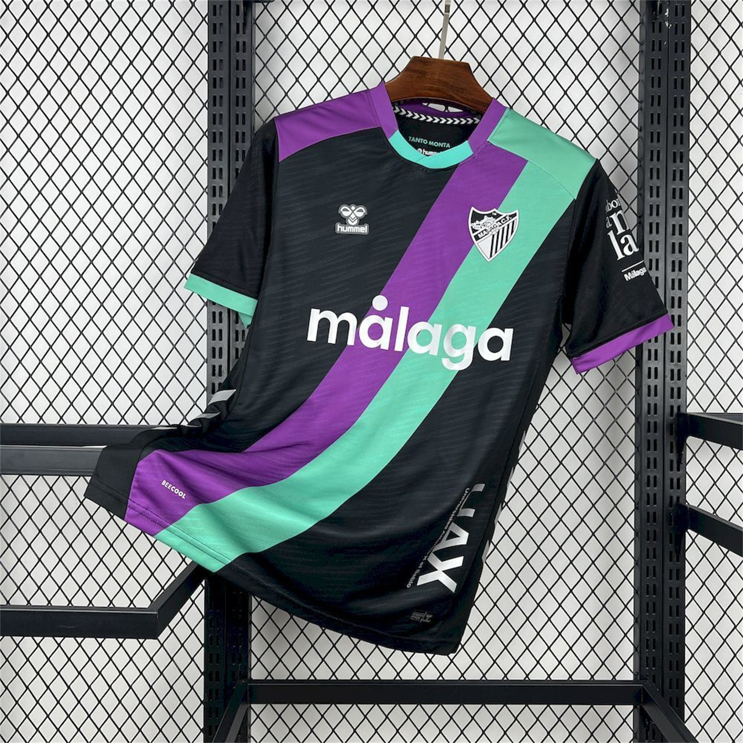 AlphaJersey-Malaga 25-26 Away Black Jersey - Fans Version