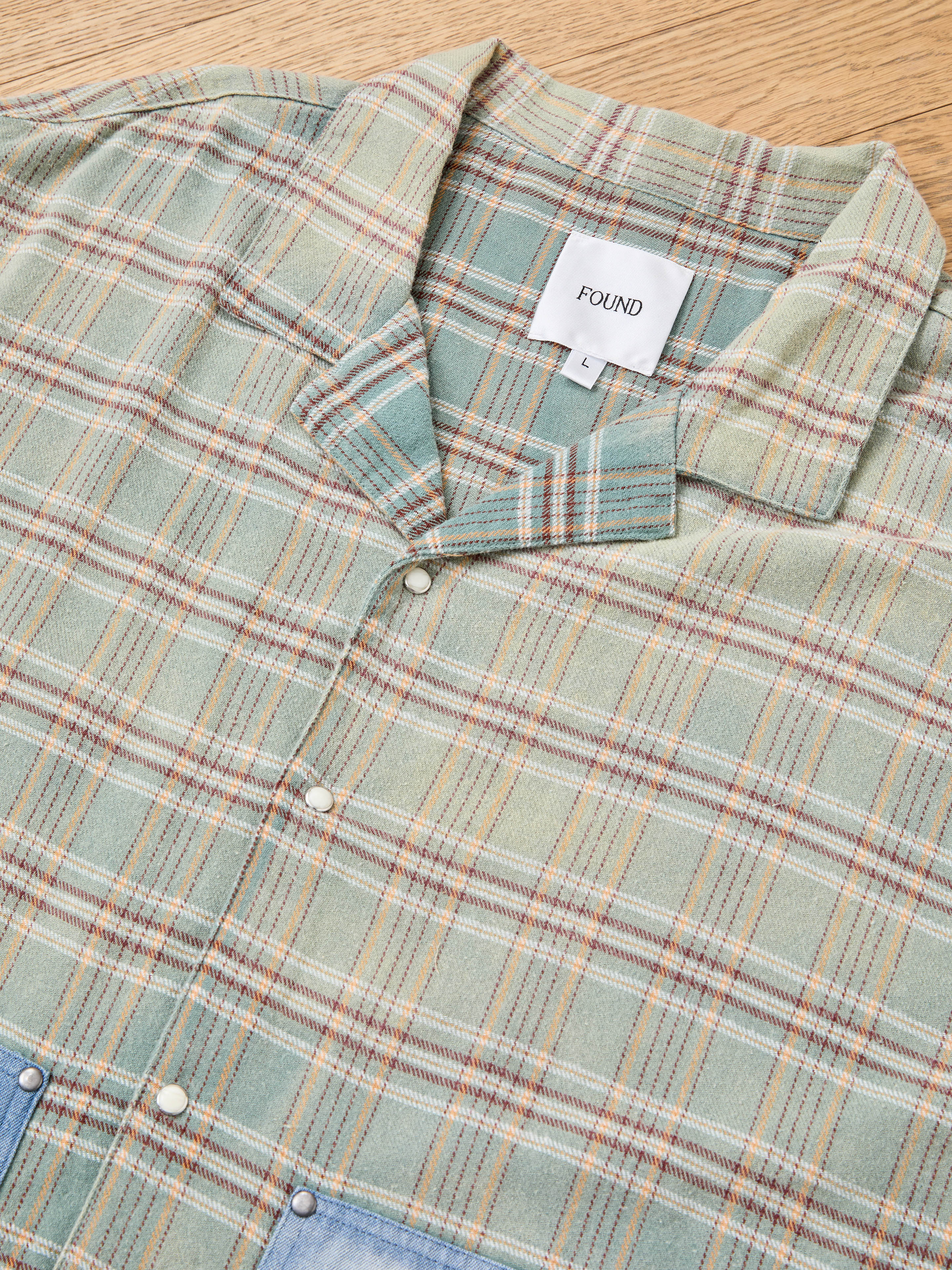 Plaid Denim Shirt | Modern Menswear by yycbvcnbmmnbm