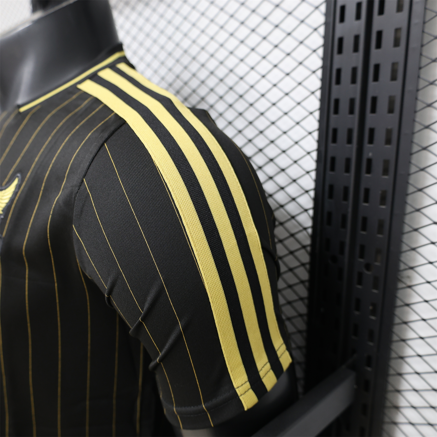 AlphaJersey-Mexico 2026 Terrace Icon Retro Casual Style Black Jersey - Player Version
