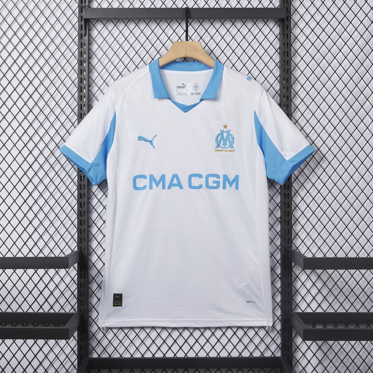 AlphaJersey-Marseille 25-26 Home Jersey - Fans Version